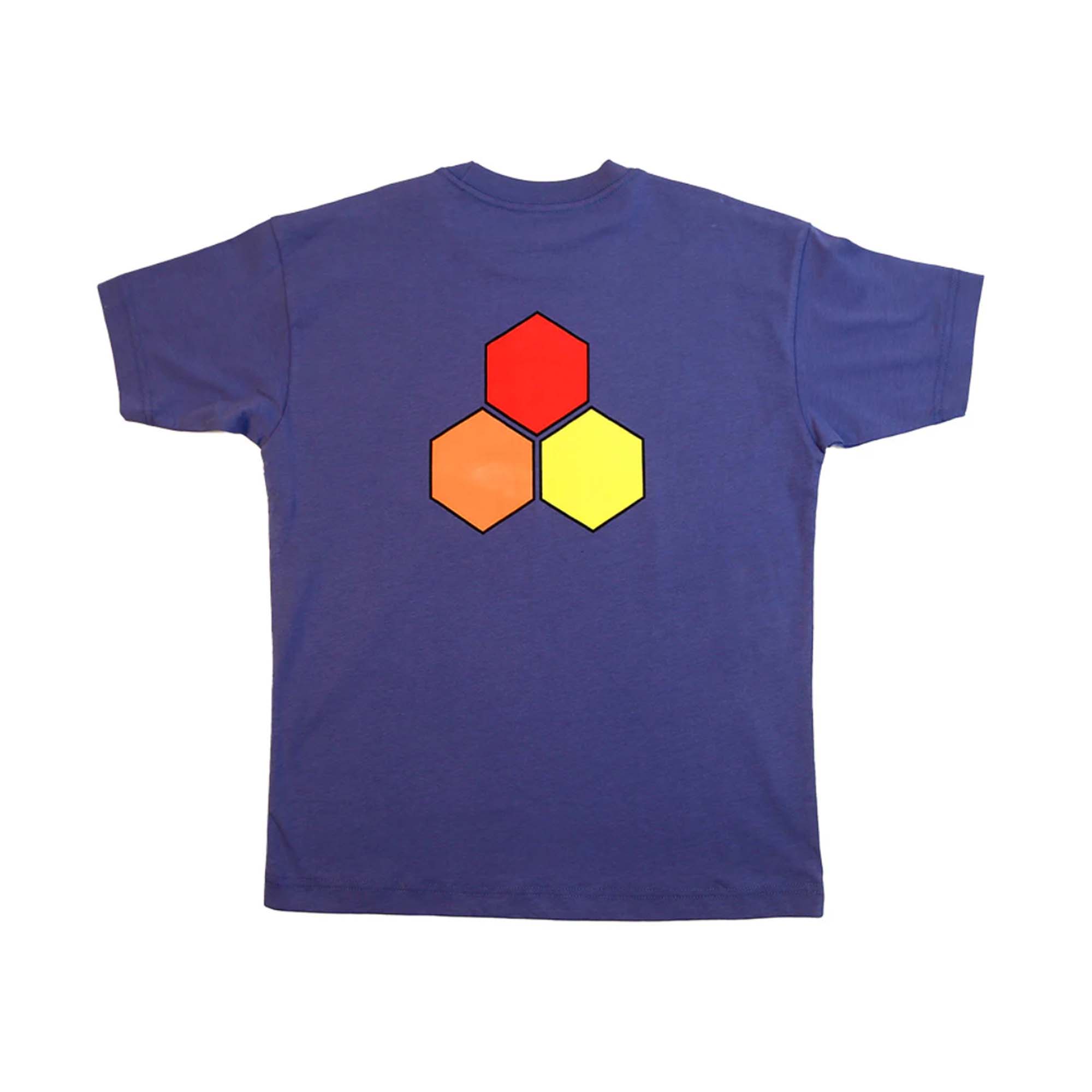 Channel Islands Classic Hex Youth Short Sleeve T-Shirt - Cobalt Blue | Comfortable & Stylish Surf Tee for Boys & Girls | Perfect for Beach, Surfing & Casual Wear