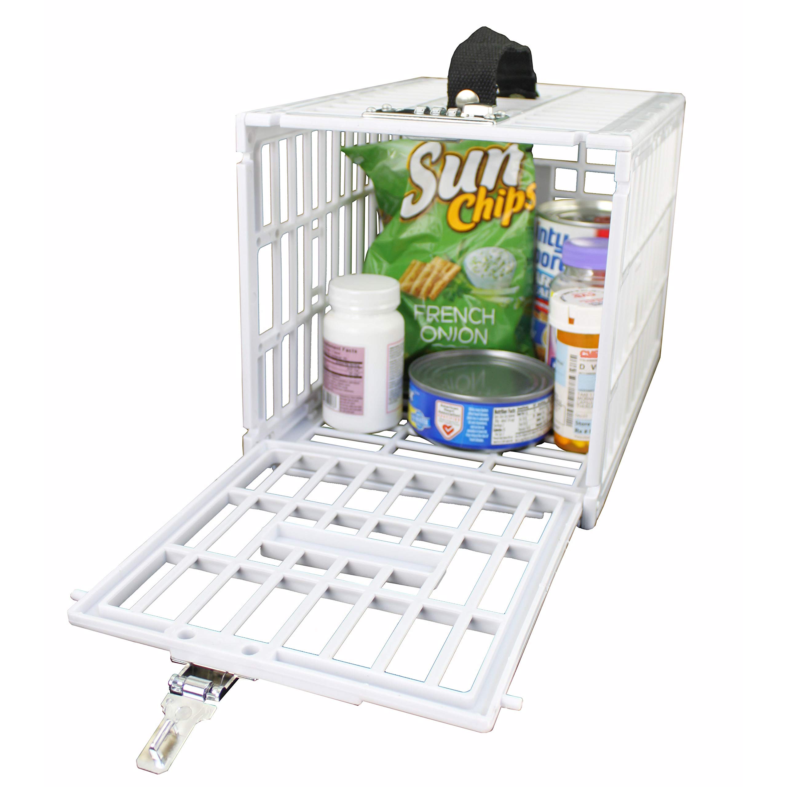 Secure Refrigerator Lock Box with Combination Code - Durable Food Storage Container for Kitchen, Pantry & Camping Use