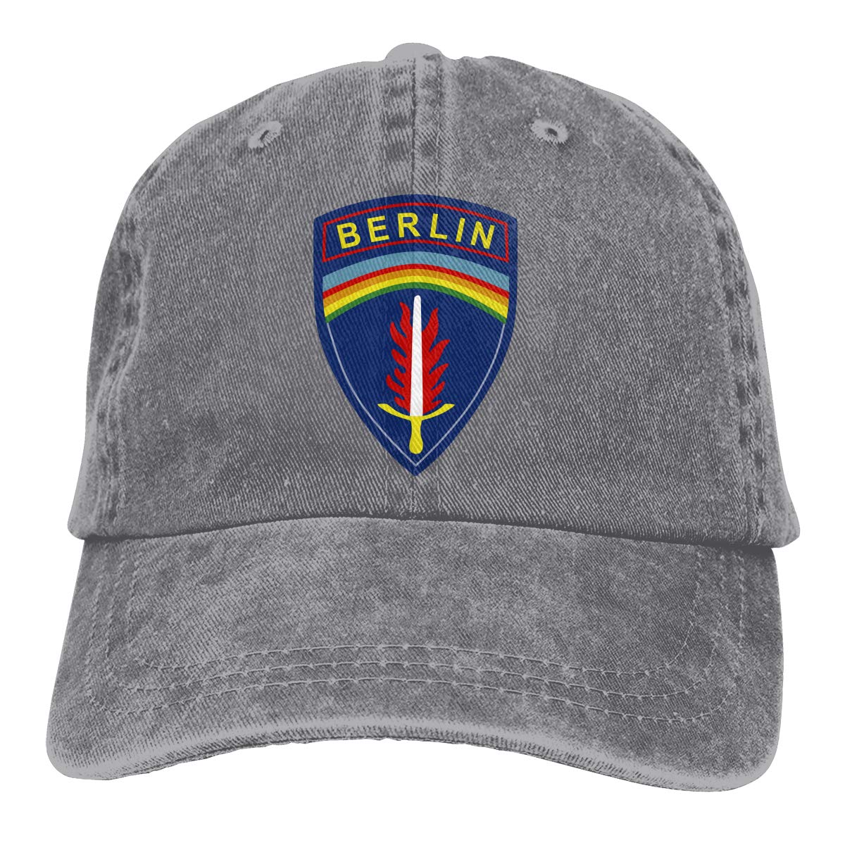 HUZEMINniu US Army Berlin Brigade Patch - Unisex Adult Baseball Cap, Cowboy Hat & Denim Dad Hat for Military Enthusiasts | Perfect for Veterans Day, Patriotic Events & Casual Outdoor Wear