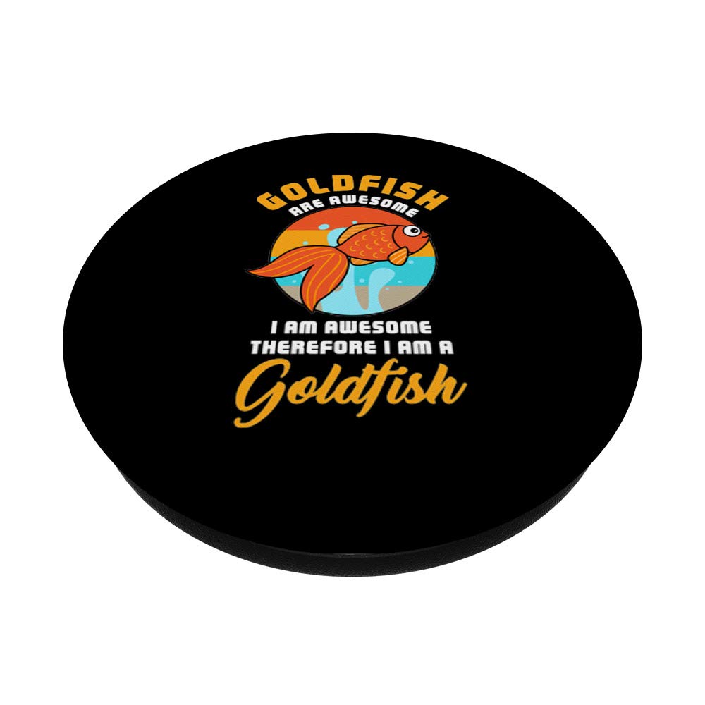Awesome Cute Easy Fish Pet PopSockets Grip and Stand for Phones and Tablets - Perfect Christmas Gift for Fish Lovers & Phone Accessories