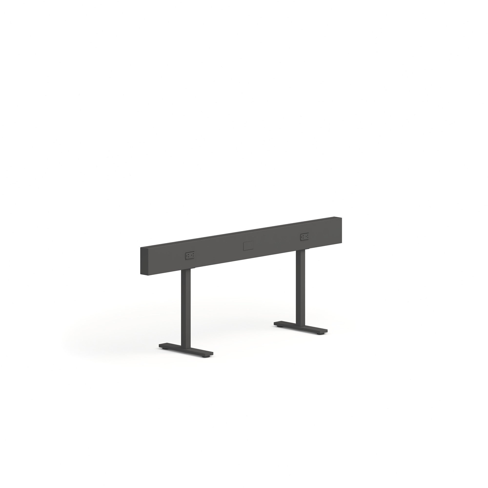 Boom Power Rail with Square Legs - Heavy Duty Adjustable Support for Stage Lighting, DJ Equipment, and Event Setups