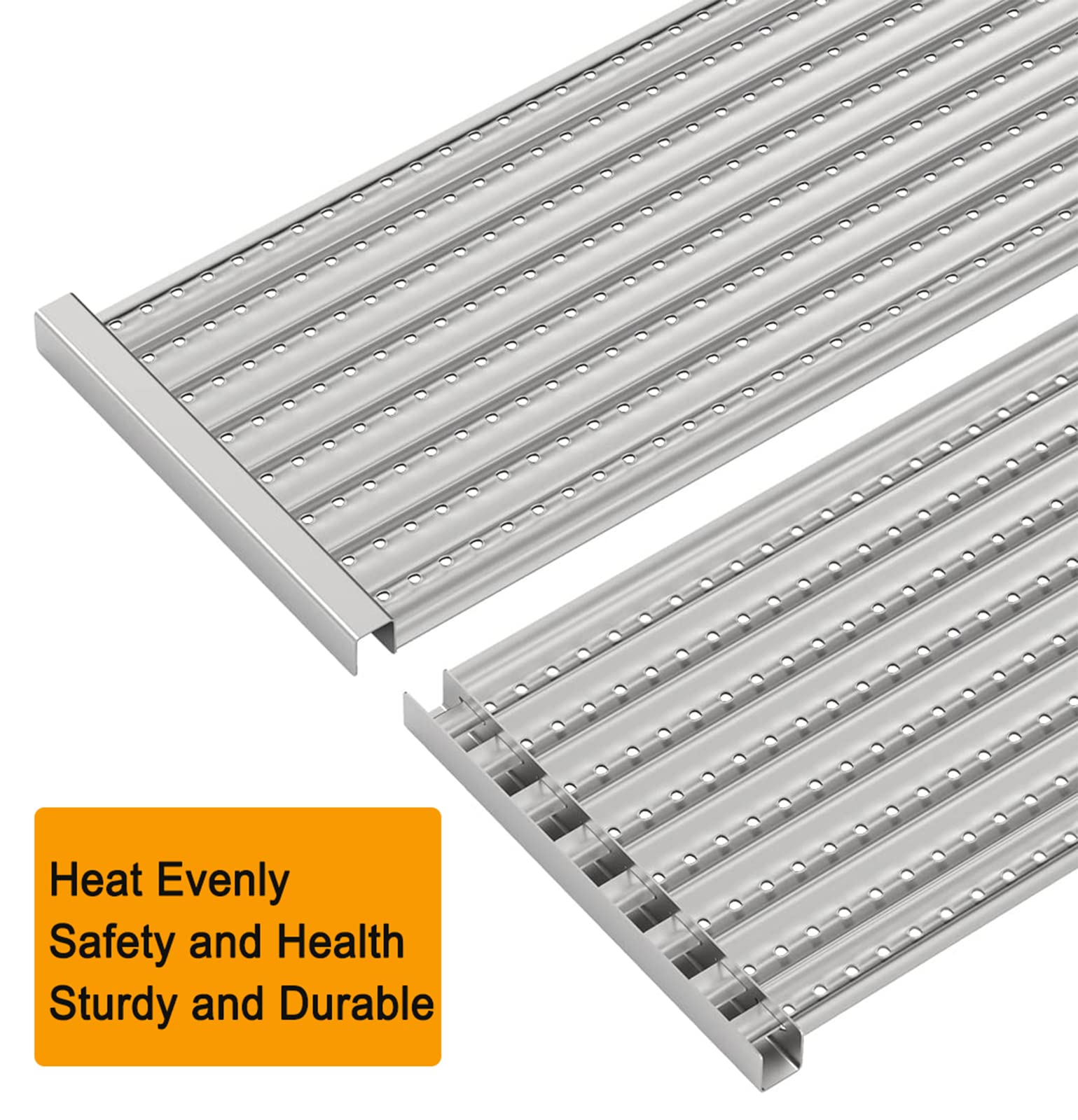 Char-Broil TRU-Infrared Grill Emitter Plates Replacement - Compatible with 2015+ Commercial/Signature/Professional Series (2/3/4/5/6 Burner Models) - Perfect for Backyard BBQs, Tailgating & Outdoor Cooking - Fits Part #3297527R04