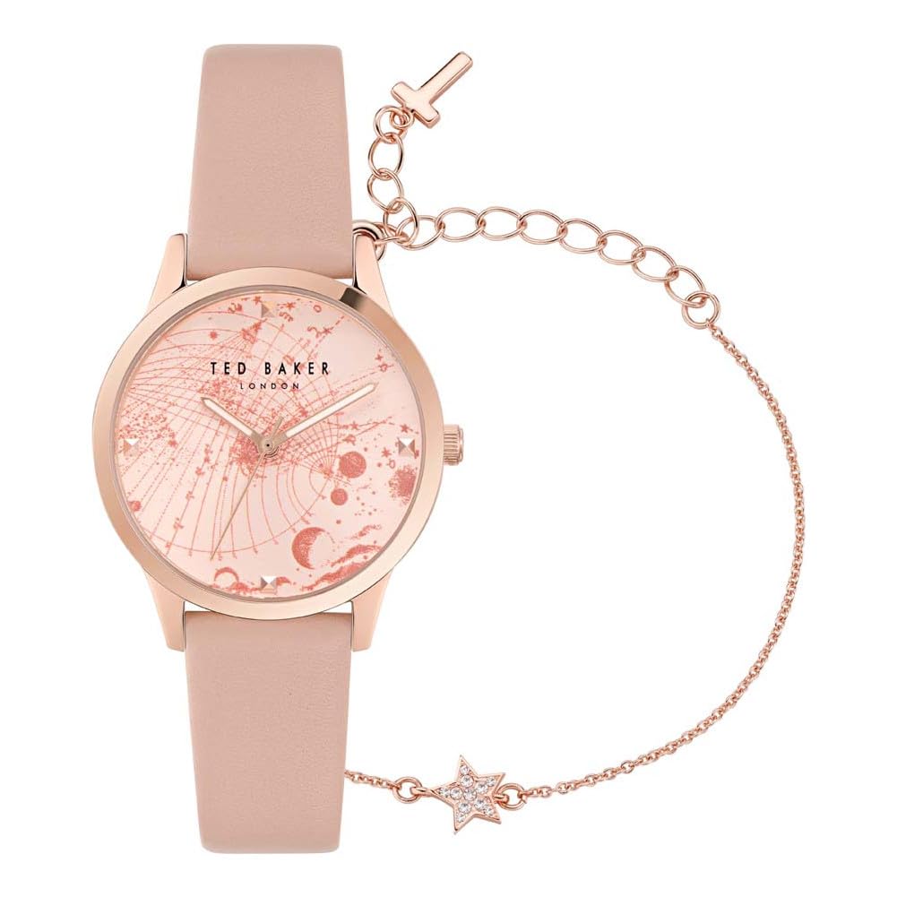 Ted Baker BKGFW2301 Women's Fitzrovia Watch & Bracelet Gift Set - Elegant Fashion Accessory for Women, Perfect for Parties, Weddings & Special Occasions