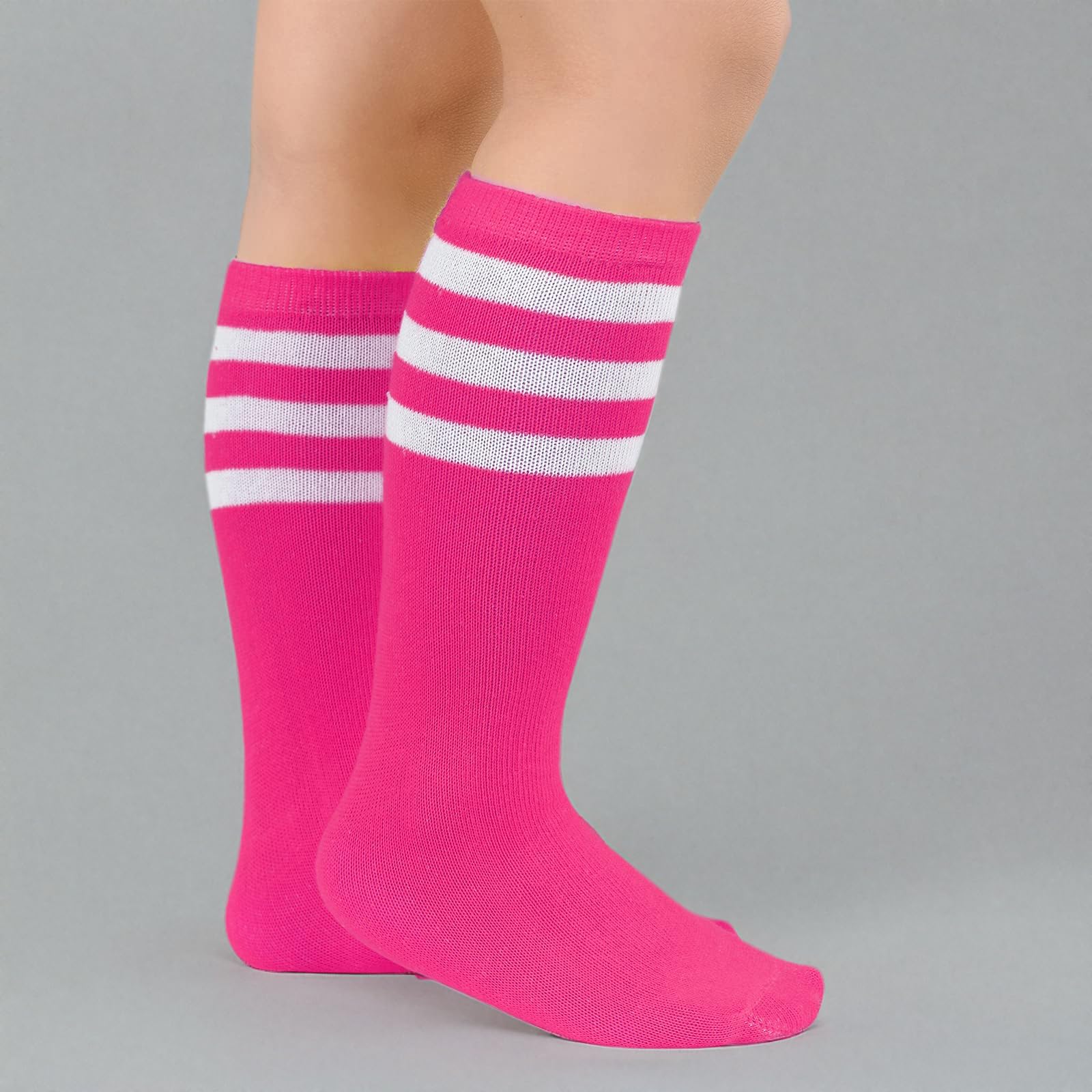 American Trends Toddler Baseball Socks - Kids Athletic Tube Socks for Boys & Girls - Youth Knee High Socks for Soccer, Softball & Sports - Perfect for Games, Practice & Everyday Wear