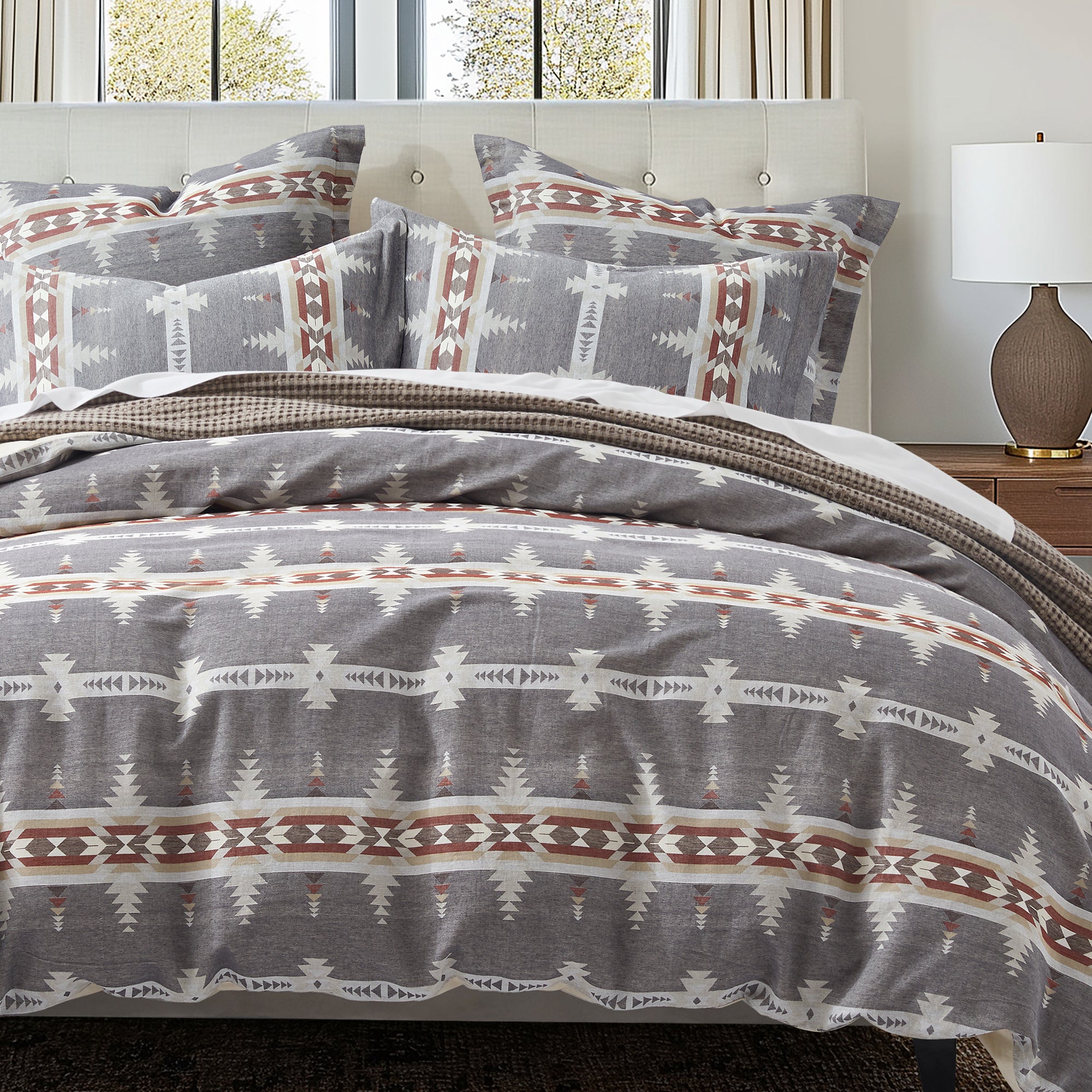 Premium Corrales Duvet Cover Set - Soft & Breathable 3-Piece Bedding Set (Duvet Cover + 2 Pillow Shams) - Perfect for Master Bedroom, Guest Room & Cozy Home Decor