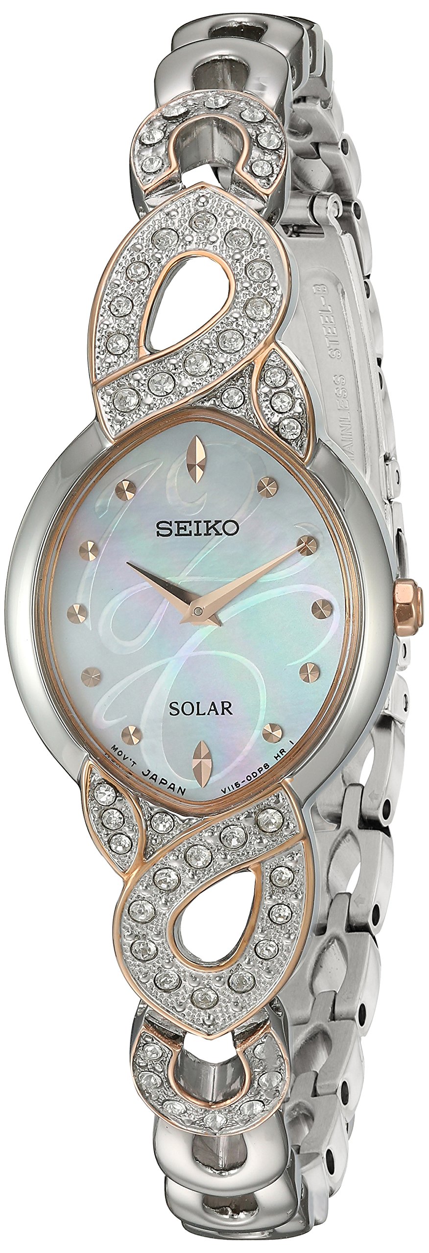Seiko SUP340 Women's Two-Tone Stainless Steel Japanese Quartz Watch - Elegant & Durable Timepiece for Work, Parties & Everyday Wear