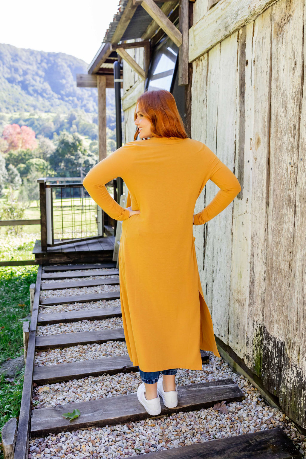 Jane Mustard Cardigan for Women - Soft Knit Sweater for Fall & Winter - Perfect for Office, Casual Outfits & Cozy Evenings