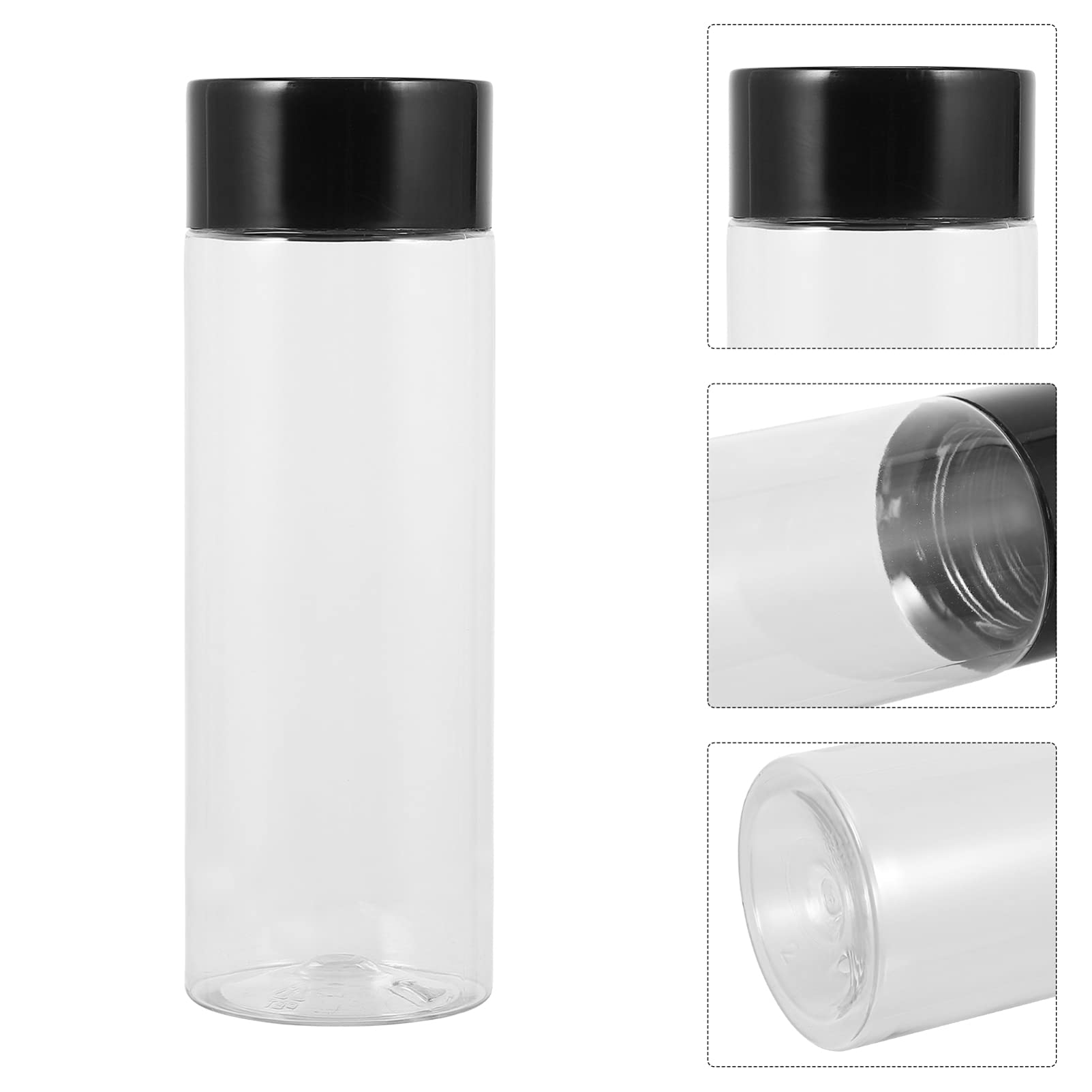Eco-Friendly Cabilock Mini Juice & Water Bottles - Reusable Glass & Plastic Drink Containers with Lids for Kids, Travel, Gym, and School | BPA-Free, Leak-Proof, Portable Beverage Storage