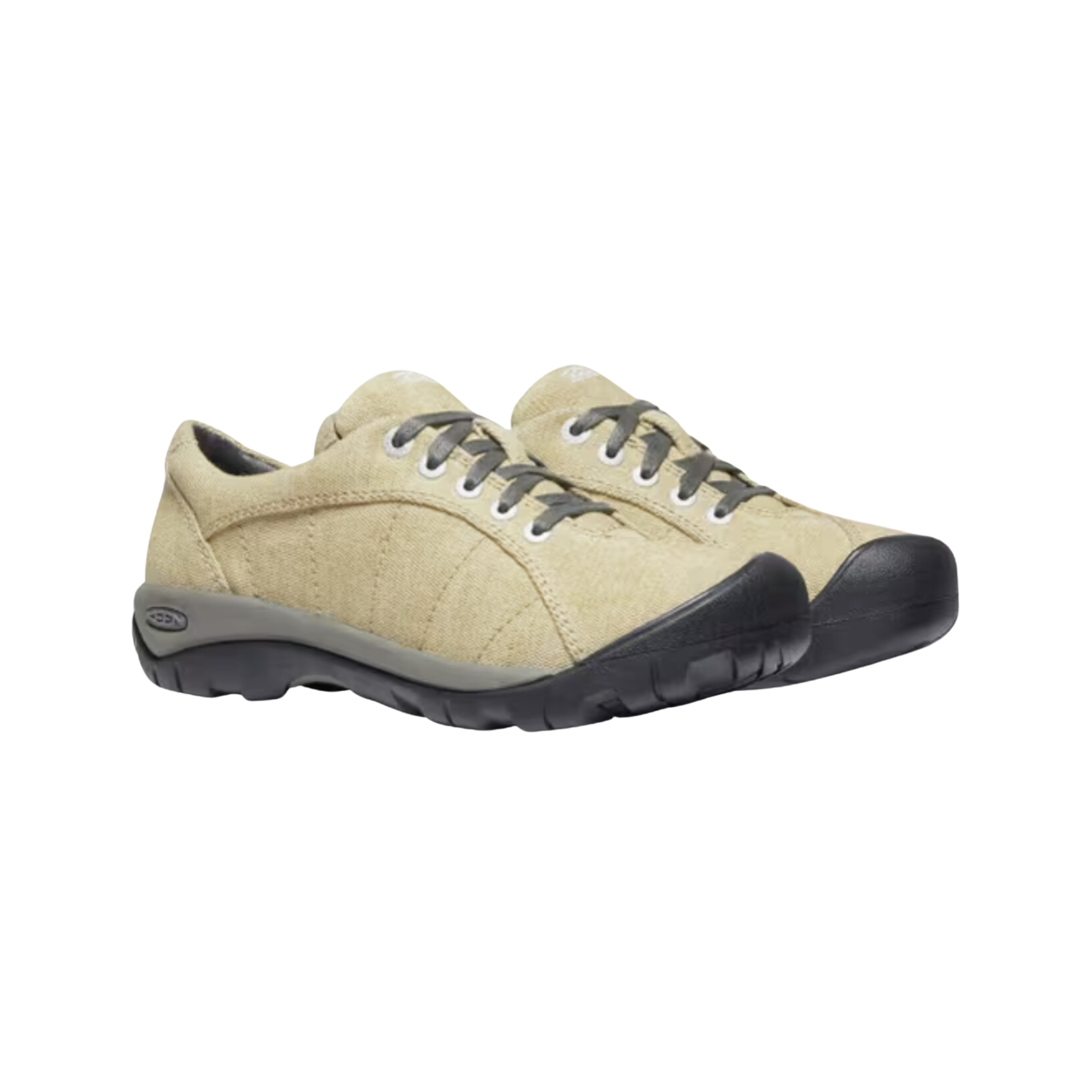 Women's Presidio Canvas Shoes - Comfortable Taupe Casual Sneakers for Everyday Wear | Perfect for Walking, Travel & Outdoor Activities