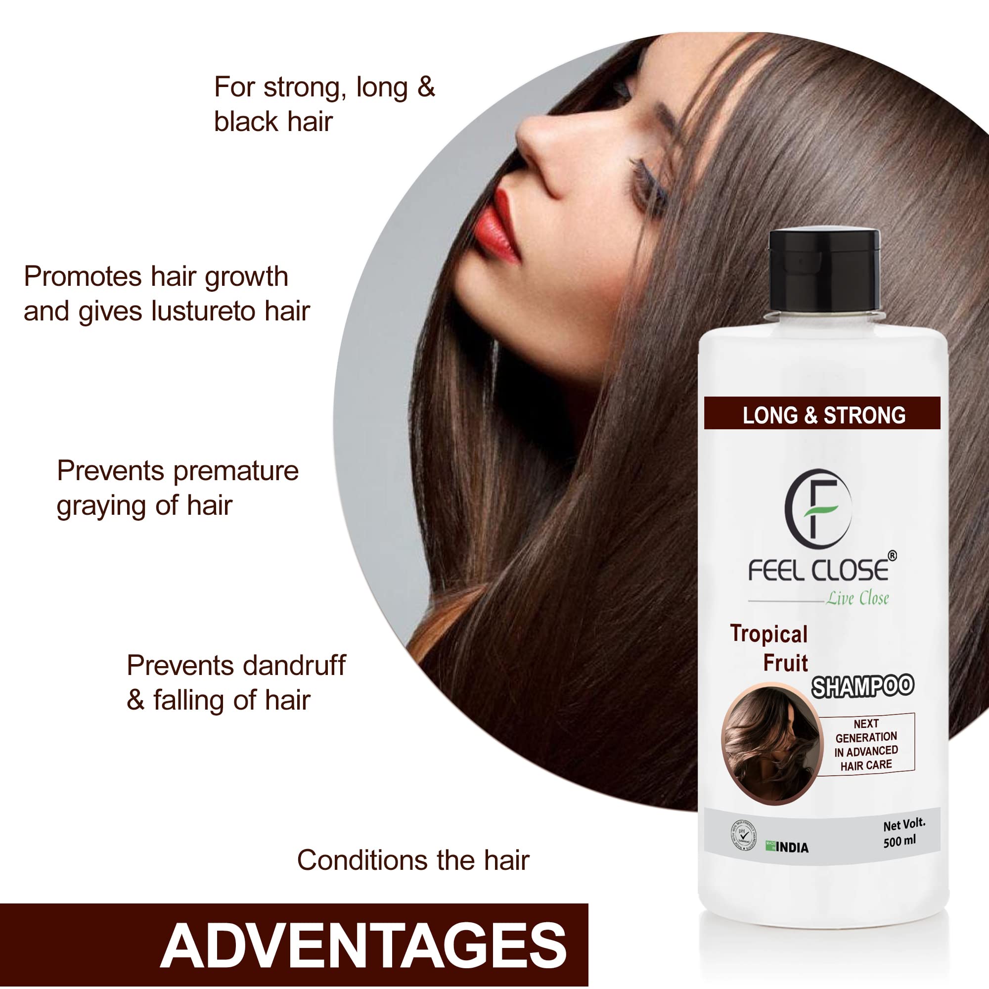 Feel Free Anti-Dandruff Shampoo 500ml | Paraben-Free Scalp Treatment for Itch Relief, Redness & Irritation | Gentle Daily Use for Flaky Scalp Care | Perfect for Sensitive Scalp & Dandruff Control at Home