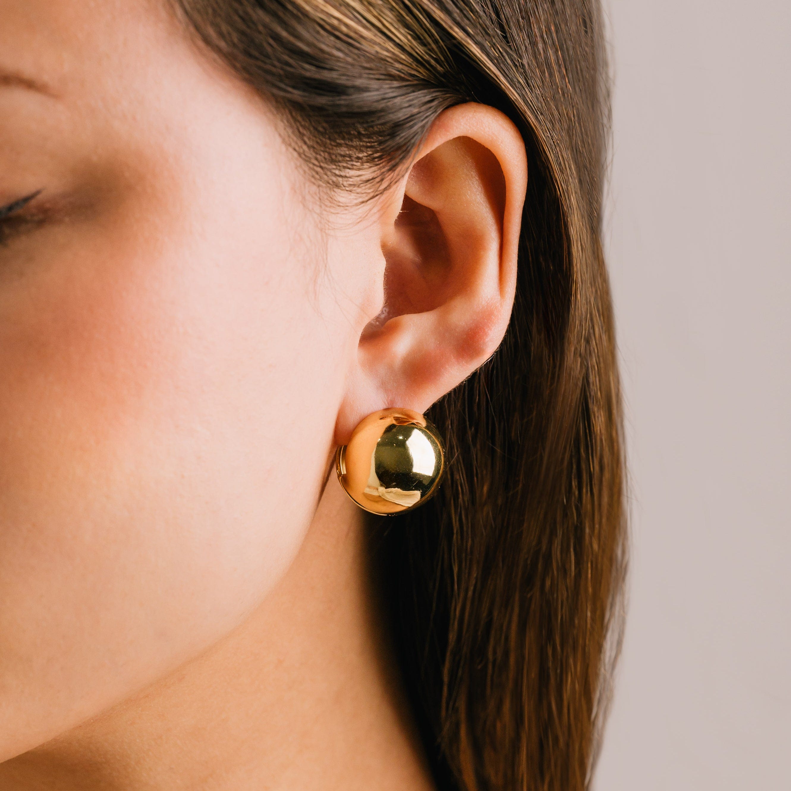 Stylish Silver Midi Bubble Earrings for Women - Elegant Hoop Earrings for Party, Wedding & Everyday Wear