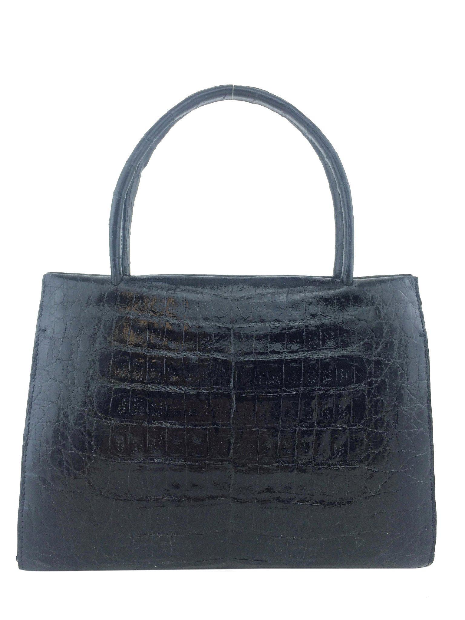 Nancy Gonzalez Wallis Small Crocodile Leather Handbag - Luxury Women's Crossbody Purse for Evening Parties & Special Occasions