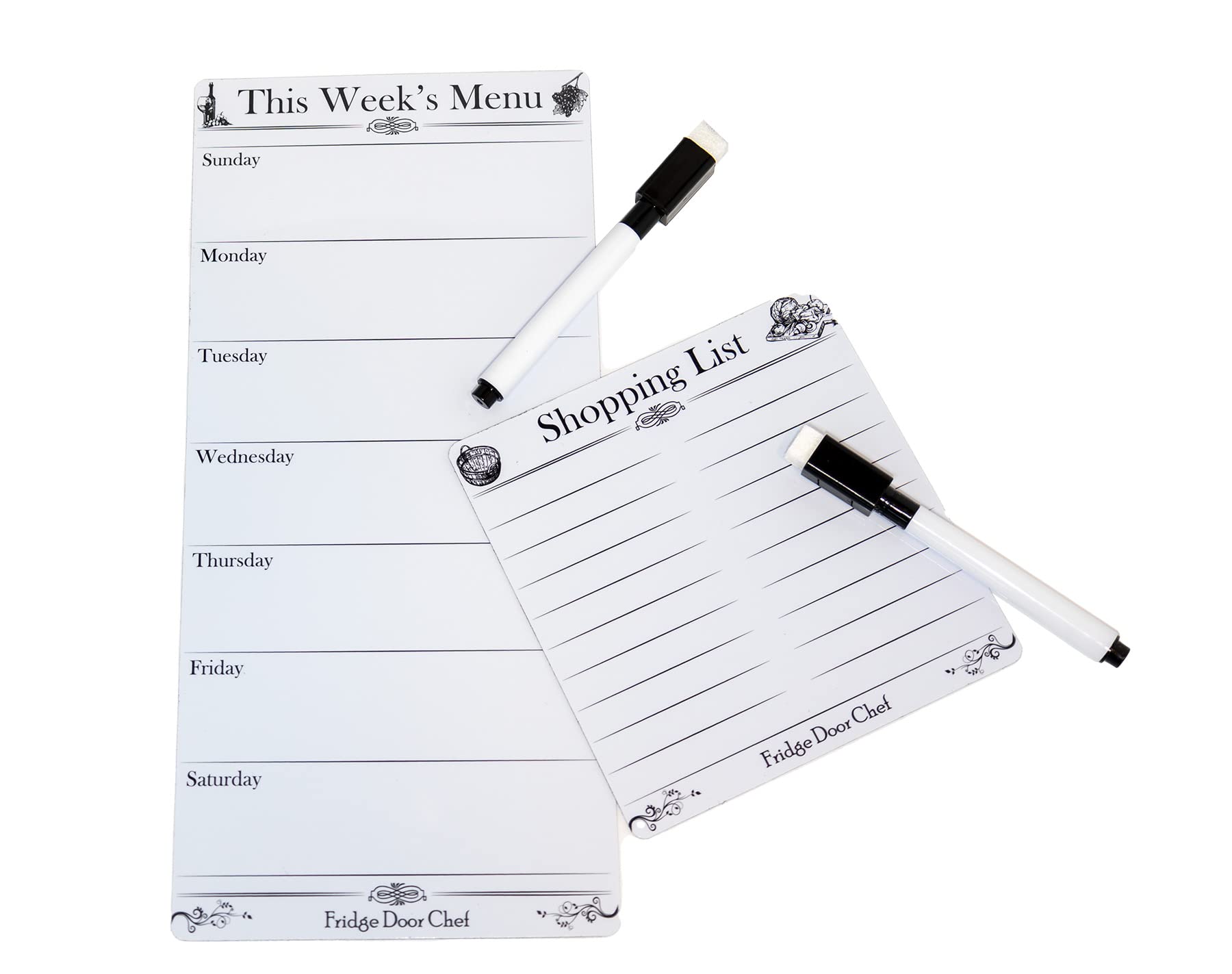 Meal Planning Magnet with Free Shopping List - Save on Groceries for Kitchen Organization