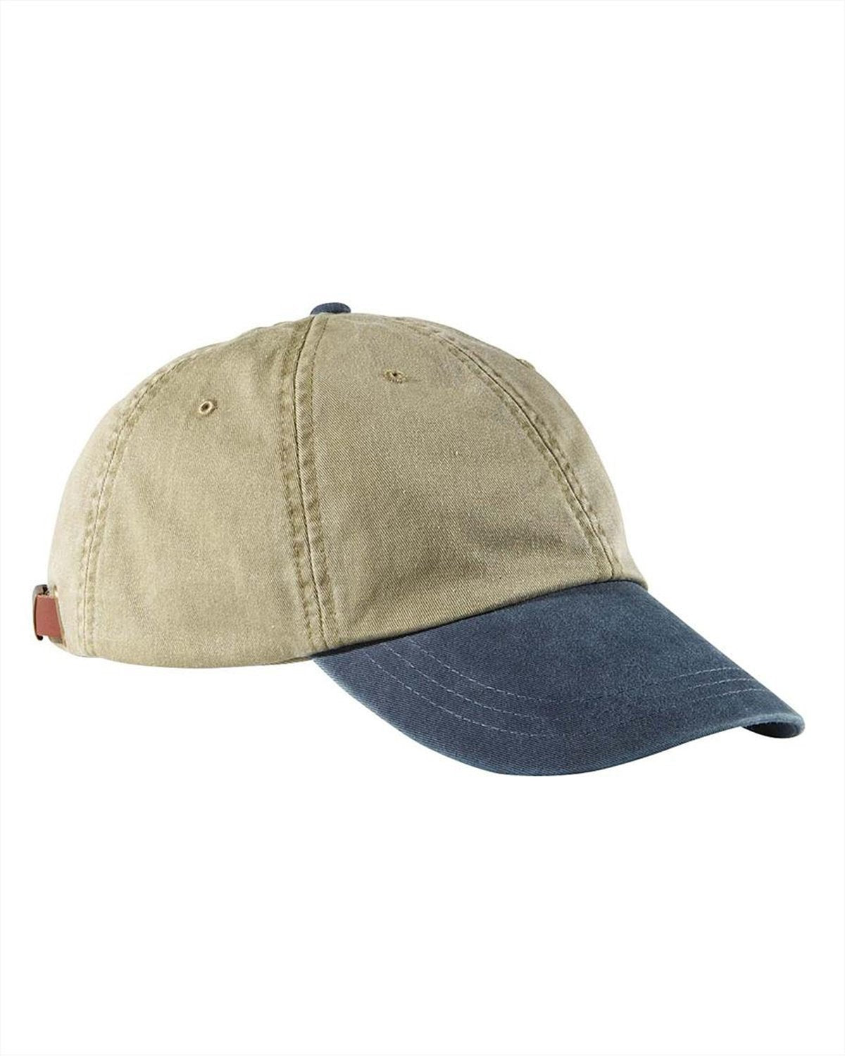 Adams AD969 Optimum Pigment Dyed Baseball Cap - Adjustable Cotton Hat for Men & Women - Perfect for Outdoor Sports, Hiking, and Casual Wear