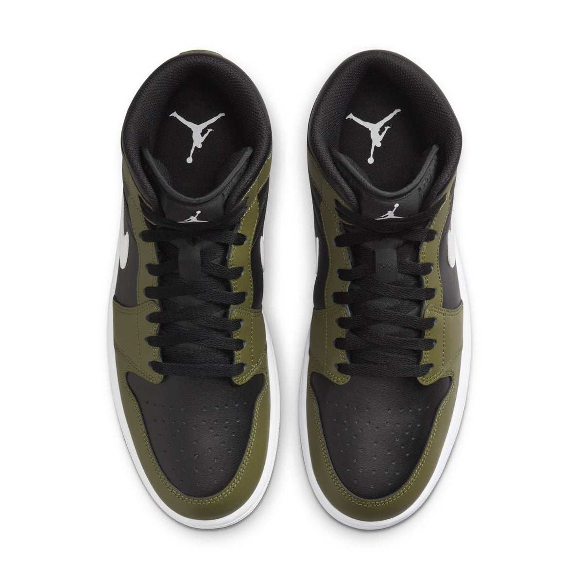 Air Jordan 1 Mid 'Sequoia' Basketball Shoes for Men - Retro Style Sneakers for Casual Wear, Street Fashion & Sports Performance