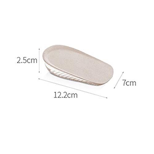 VALINK Height Increasing Insoles for Men & Women - 1.5/2.5/3.5cm Lift, Non-Slip Gel Heel Cushion Inserts with Soft Elastic Support - Perfect for Dress Shoes, Boots & Everyday Comfort