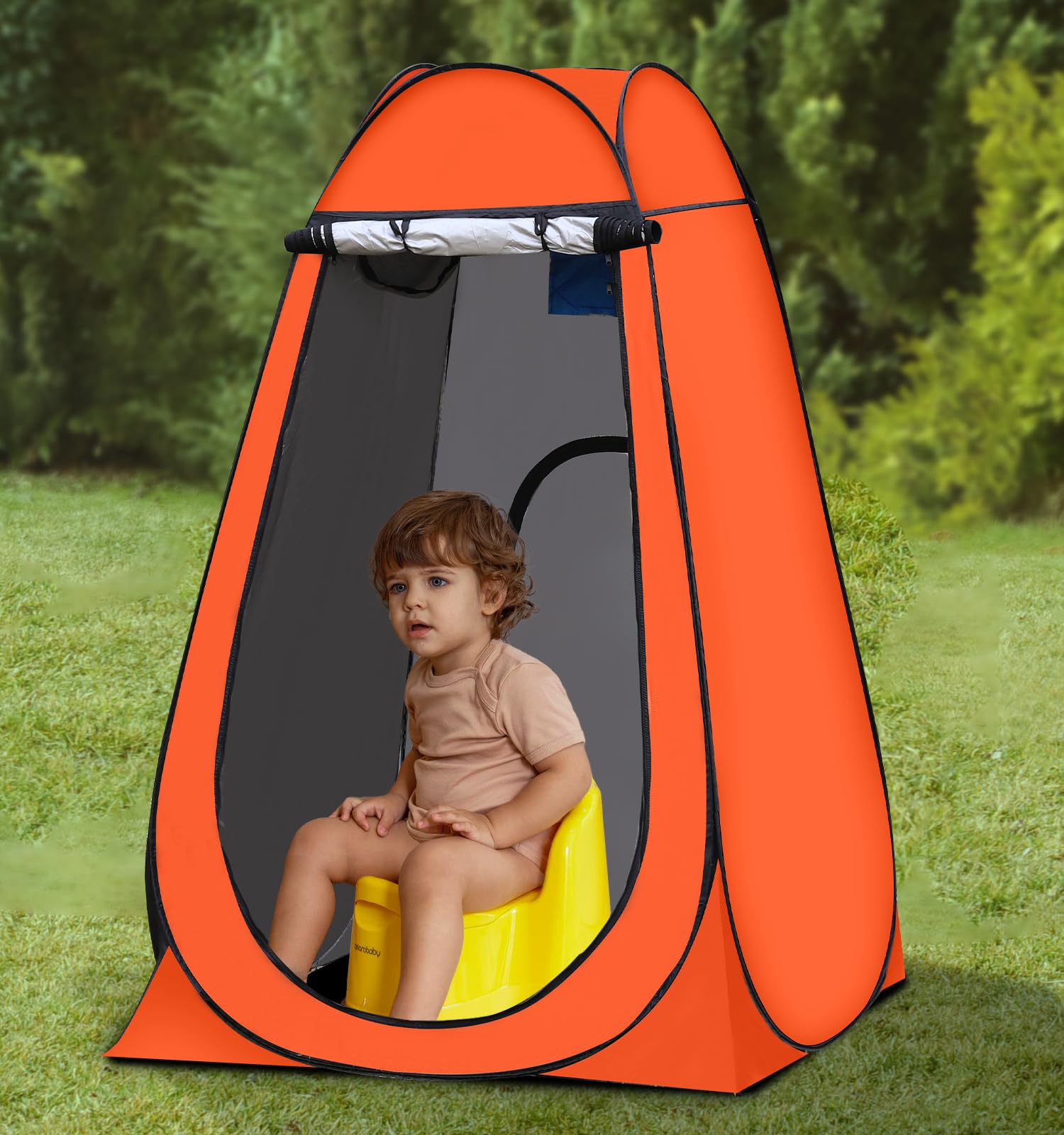 Portable Pop Up Privacy Tent for Camping - Instant Outdoor Shower & Toilet Tent, Spacious Dressing Room for Hiking, Beach, Picnic & Fishing - Includes Carrying Bag | Perfect for Camping Trips, Beach Days & Outdoor Adventures