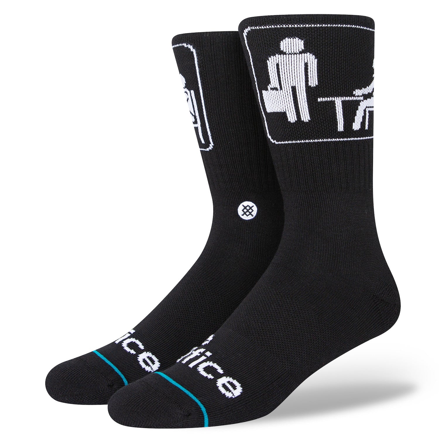 Stance The Office Intro Crew Socks - Comfortable Novelty TV Show Socks for Men & Women - Perfect for Office, Gifts, and Everyday Wear