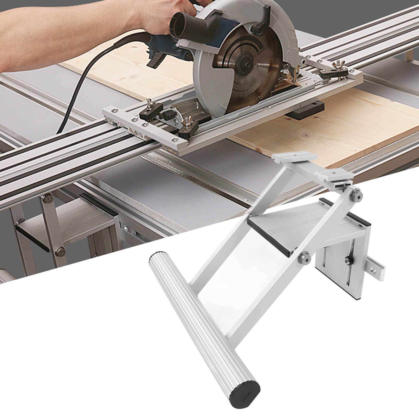 Double Layer Circular Saw Rail System - Electric Saw Guide Track for Woodworking & Table Lifting Accessories | Perfect for DIY Projects, Carpentry & Professional Wood Cutting