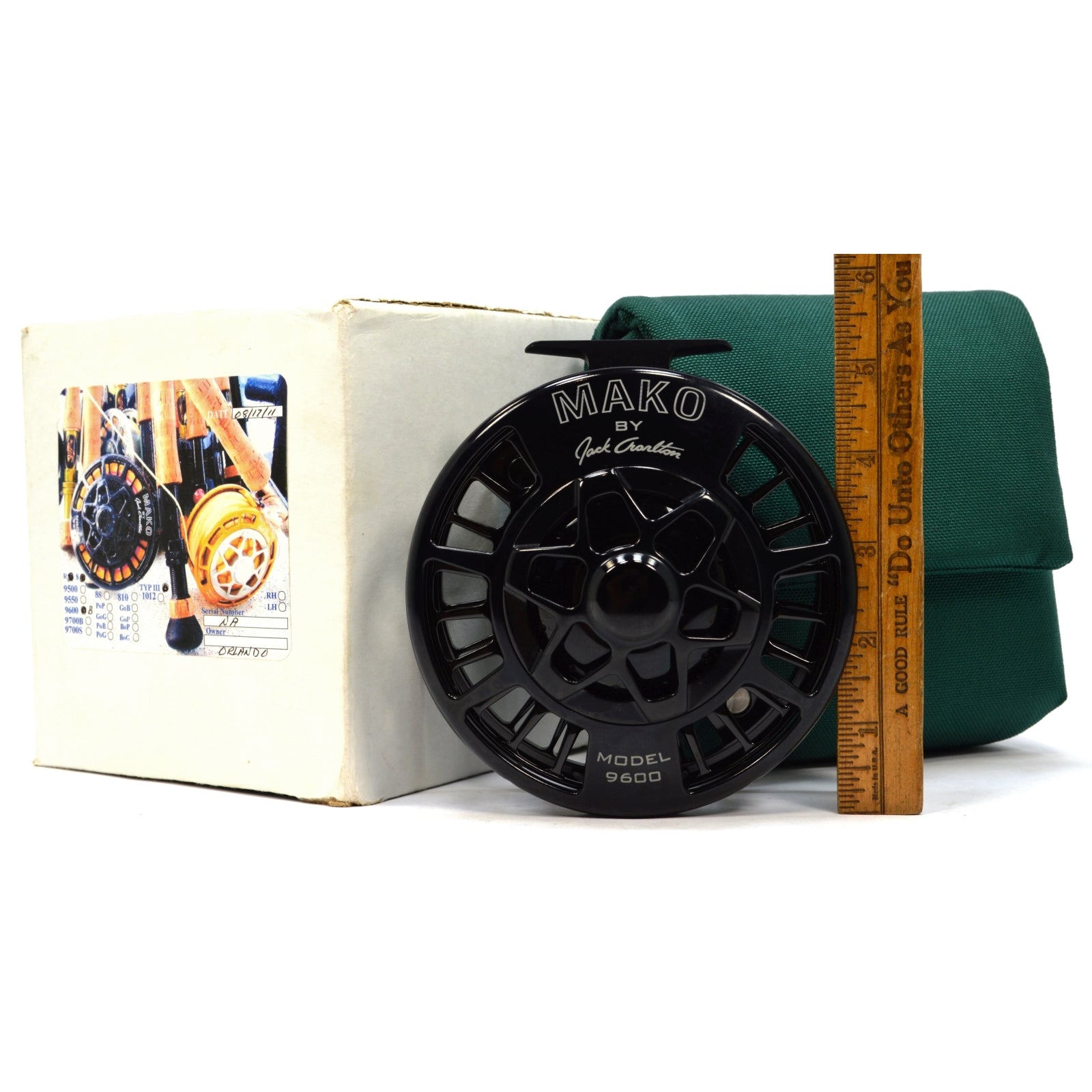 New in Box! MAKO by JACK CHARLTON Model 9600B Large Saltwater Fishing Reel - Right Hand Retrieve - Perfect for Offshore Fishing, Deep Sea Angling & Saltwater Game Fish