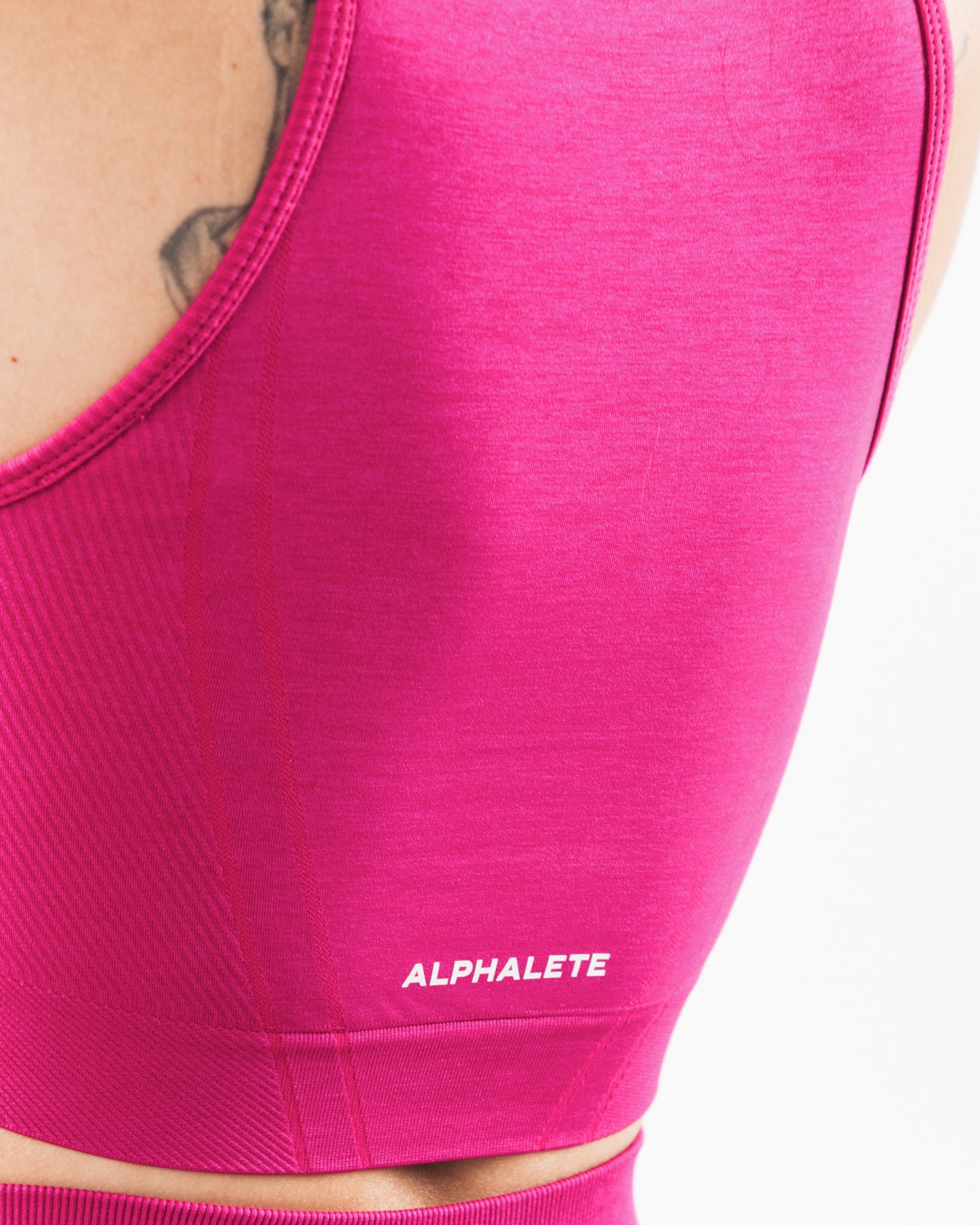 Stratus Crop Tank Top for Women - Soft & Breathable Magenta Workout Shirt - Perfect for Yoga, Running & Gym