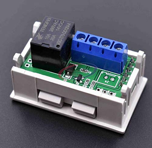 12V 20A Digital LED Dual Display Timer Relay Module - Mini Programmable Delay Cycle Switch for Home Automation, Industrial Control & DIY Electronics Projects