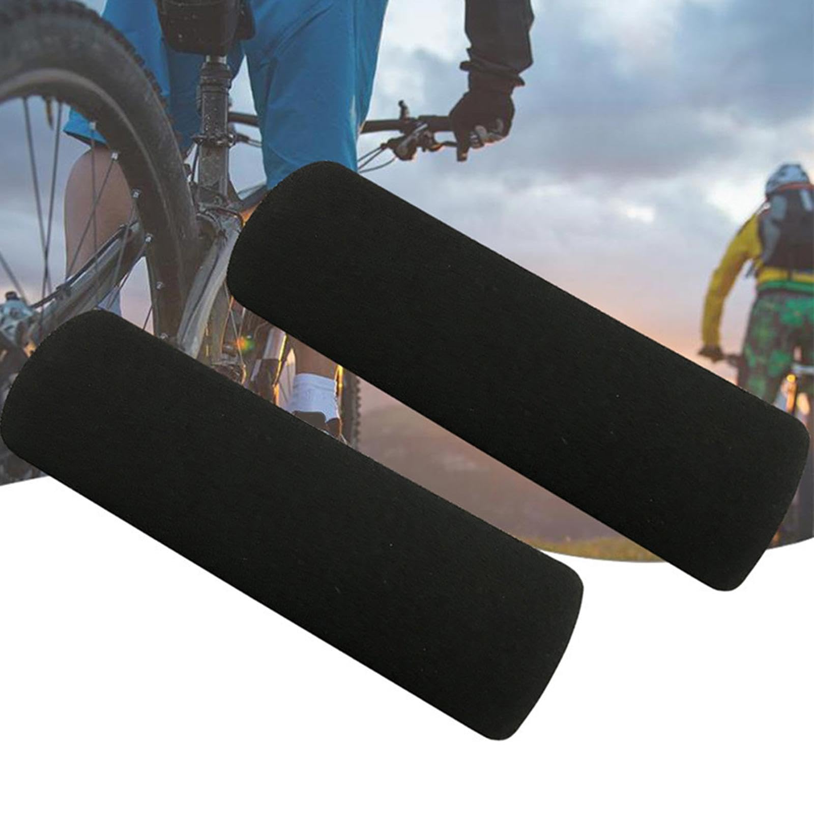 Lyla® 2-Pack Motorcycle Foam Handle Grip Covers - Soft Replacement Grips (27mm) for Easy Installation | Comfortable Non-Slip Handlebars Accessories | Perfect for Long Rides & Commuting