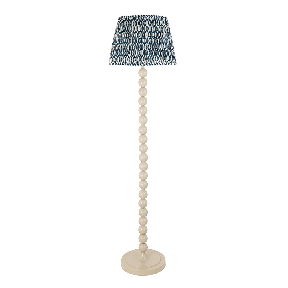 Auralis Ripple Floor Lamp with E27 Socket - Modern LED Standing Light for Living Room, Bedroom & Office - Adjustable Height in Multiple Finishes (Black, White, Bronze) - Perfect for Ambient Lighting & Home Decor