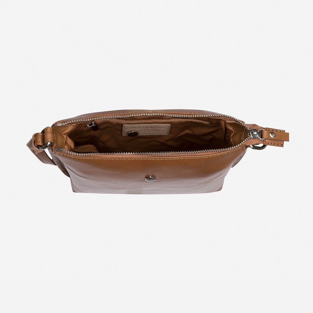 Jekyll & Hide Osaka Women's Crossbody Bag - Stylish & Functional Tan Leather Purse for Everyday Use, Travel & Shopping