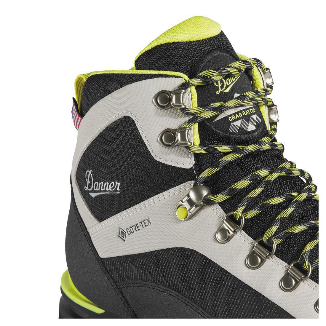 Crag Rat EVO 5.5 Boots - Men's Waterproof Hiking Shoes for Ice Climbing & Outdoor Adventures (Yellow) - Perfect for Mountain Trekking, Trail Running & Winter Sports