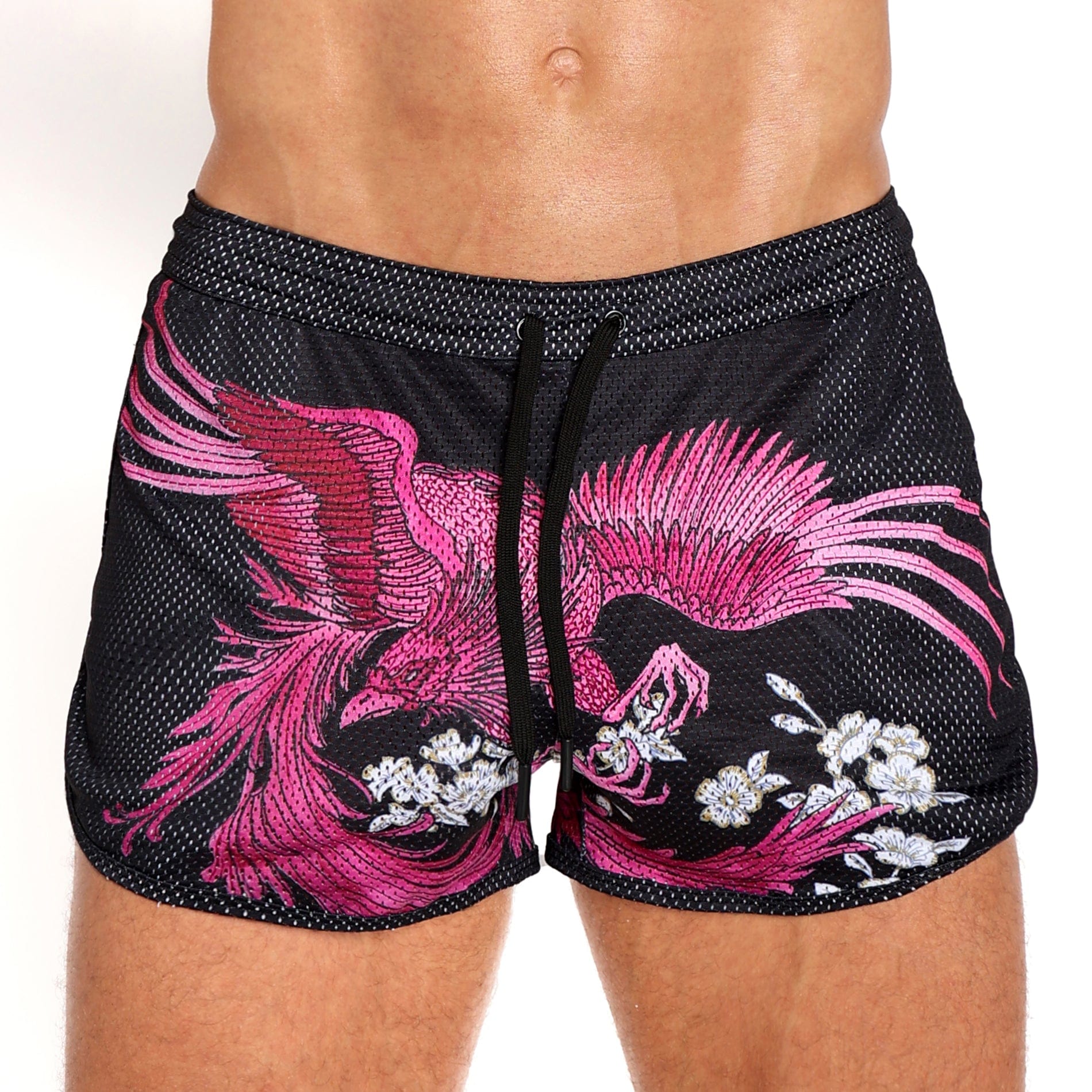 Phoenix Men's Breathable Mesh Running Shorts - Lightweight Quick-Dry Athletic Shorts for Gym, Workout & Outdoor Sports