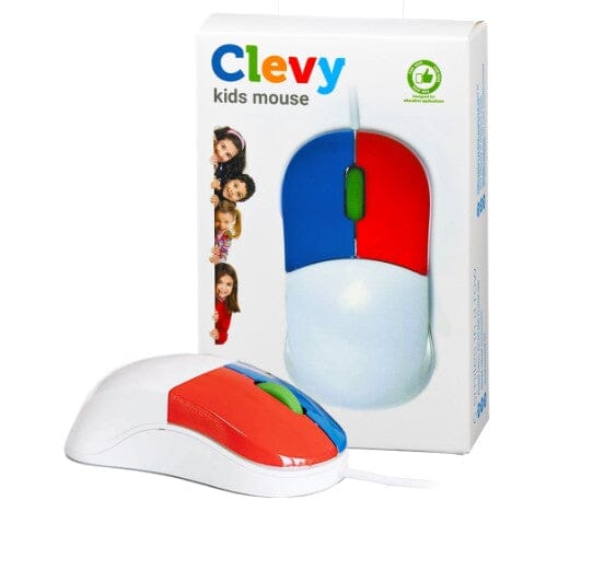 Clevy Kids Computer Mouse - Colorful Ergonomic Wireless Mouse for Children, Perfect for School, Gaming & Learning at Home