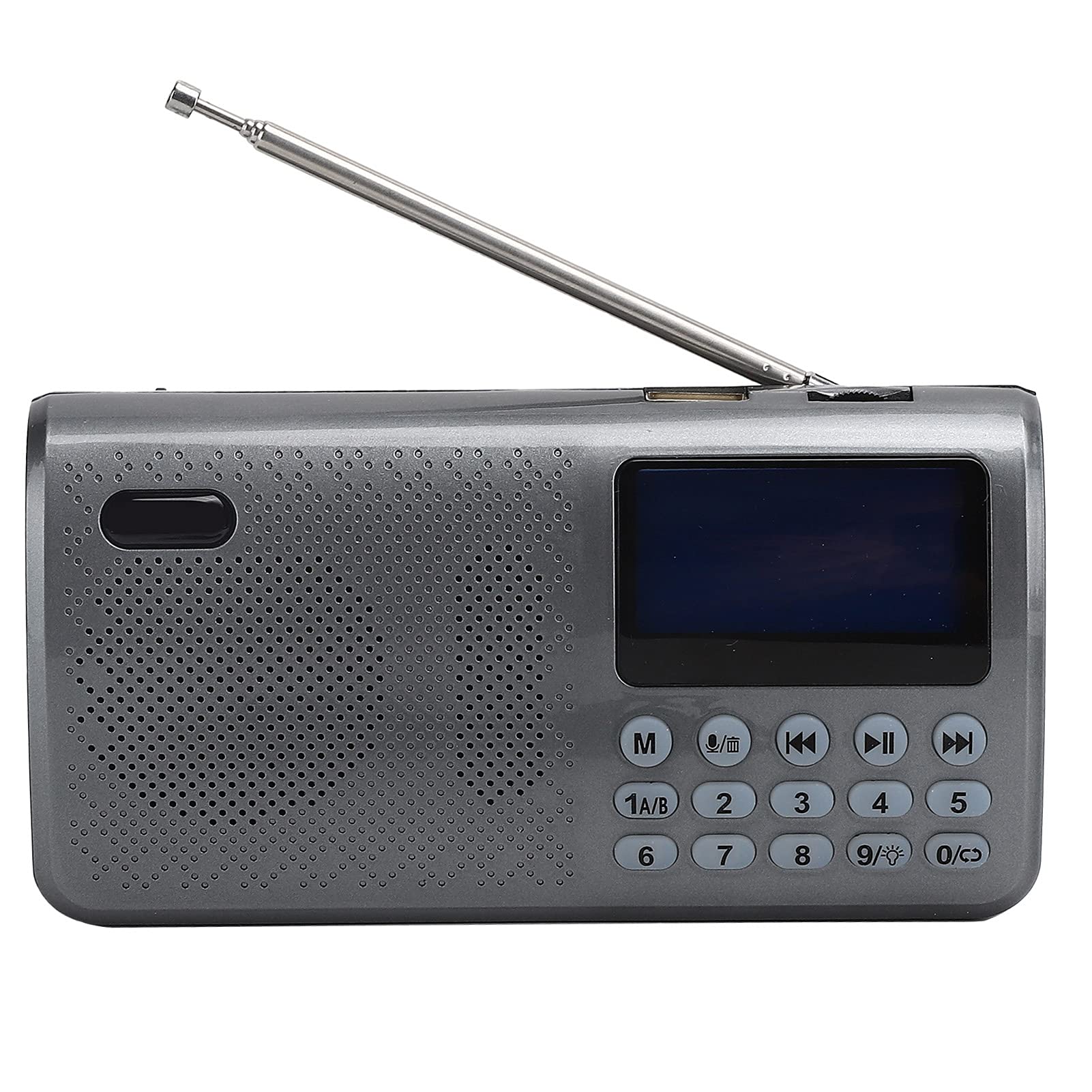 Dpofirs Portable FM Digital Radio with LED Display - Multifunctional Audio Player with Memory Function, Wireless FM Radio, Supports Memory Card & USB Playback | Perfect for Home, Office, Travel & Outdoor Activities