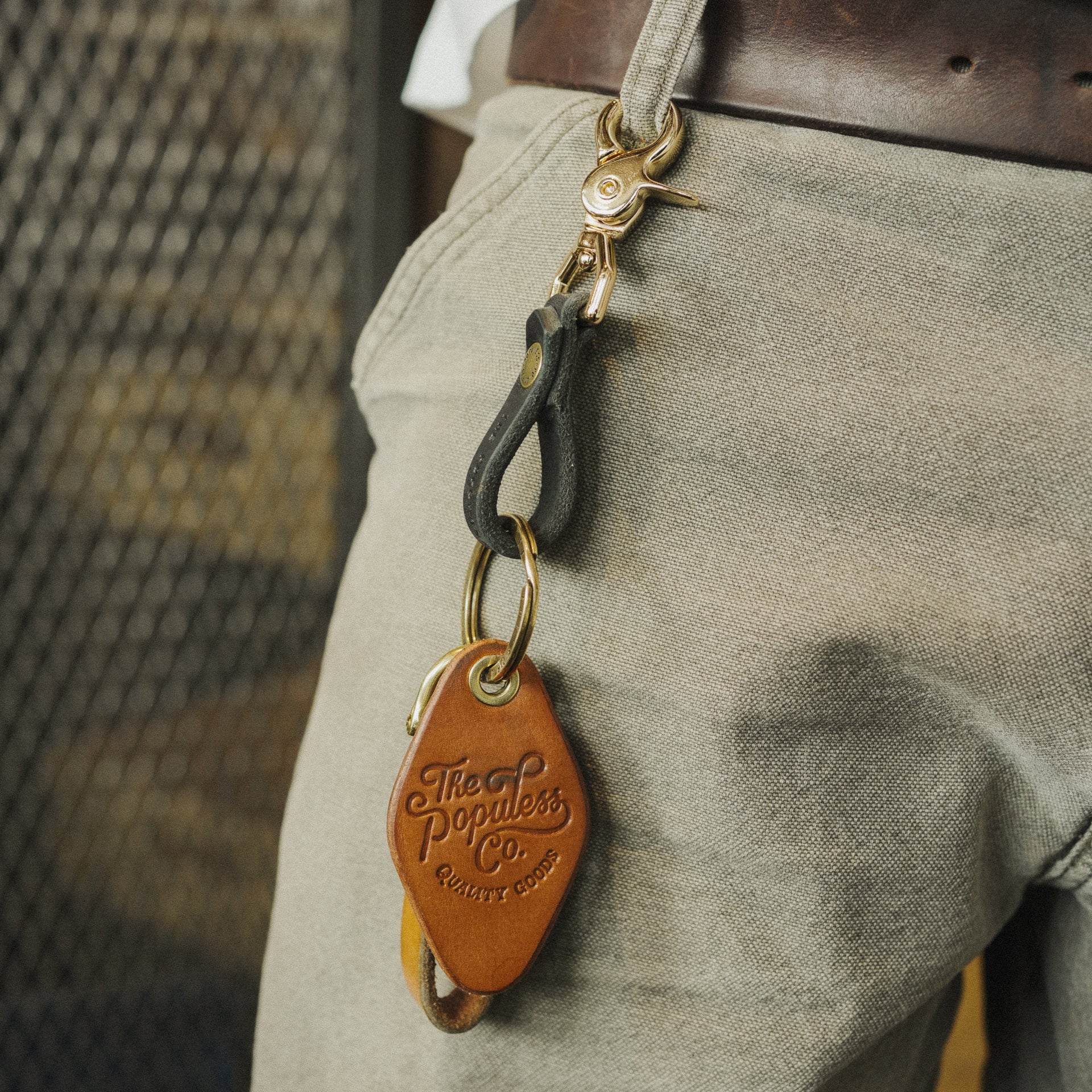 The Smith Fob Rio Latigo - Premium Leather Keychain for Men & Women - Durable & Stylish Key Holder for Everyday Use, Office, Travel & Gifts