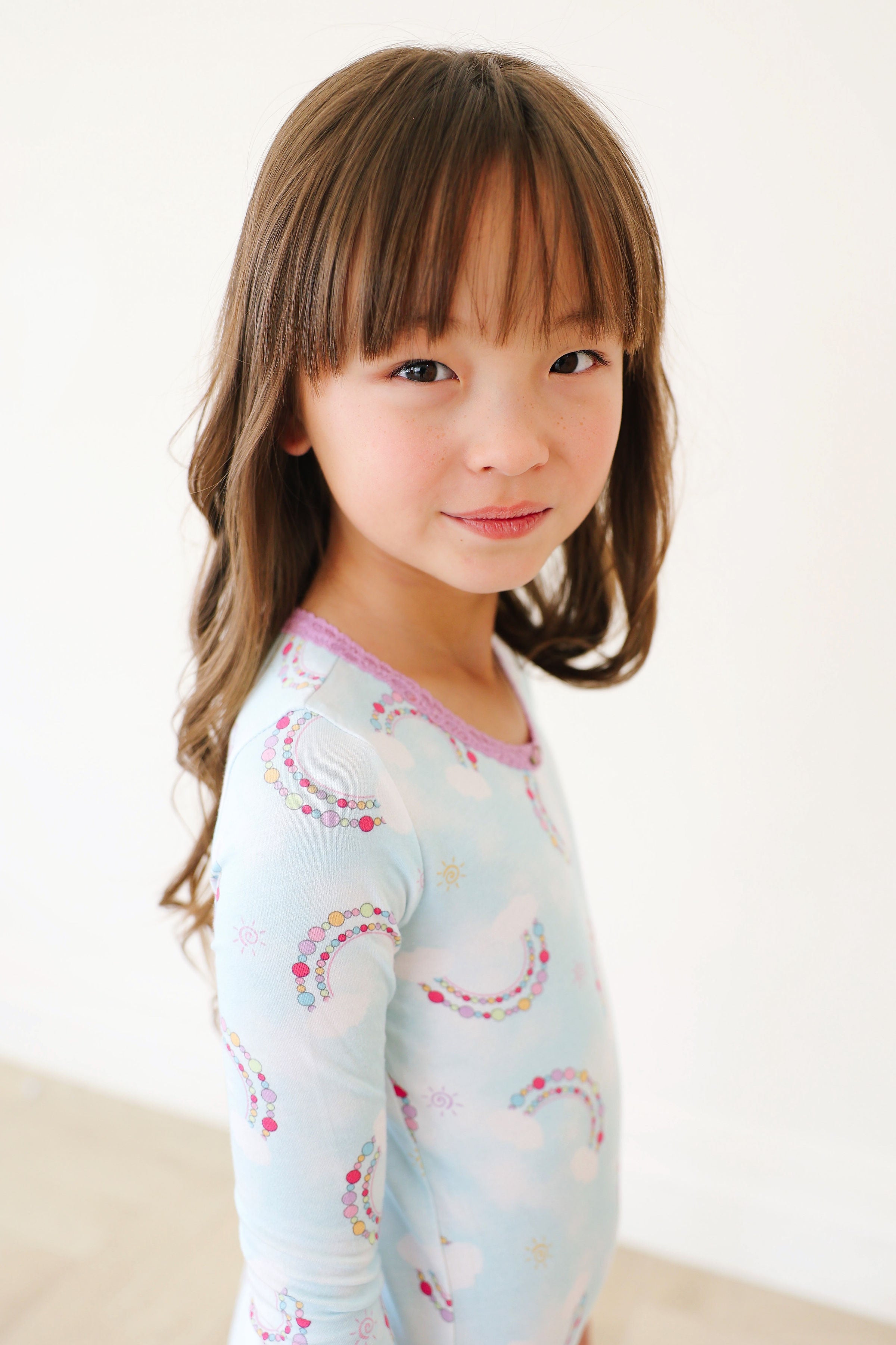 BEAD RNBW Pajama Set for Women - Soft & Comfortable Sleepwear, Cute Rainbow Print PJs for Lounge & Bedtime - Perfect Gift for Her