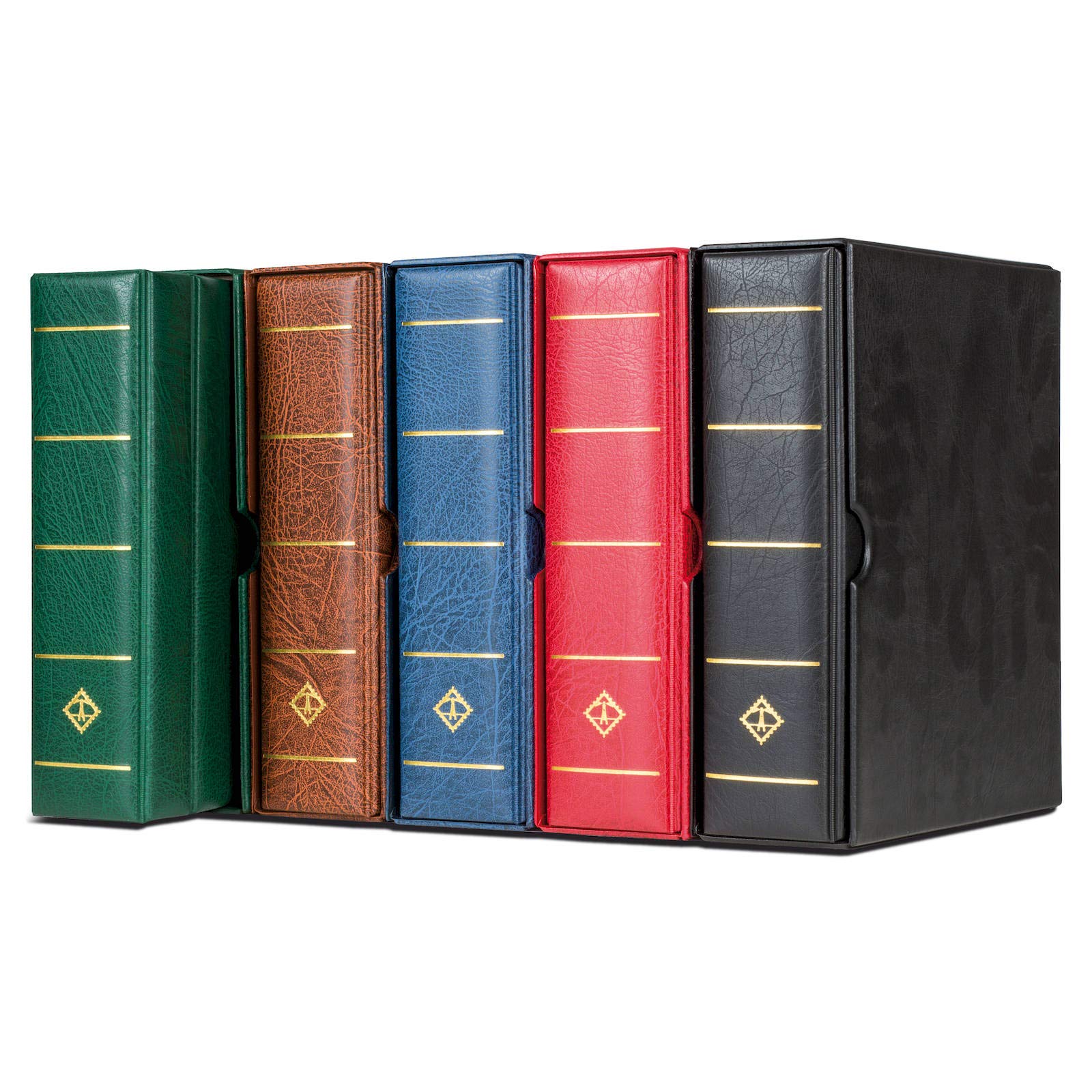 Lighthouse OPTIMA-G Red Binder and Slipcase Set - Premium Document Organizer for Office, School, and Professional Presentations