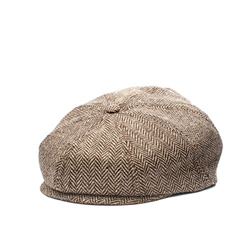 Brown Herringbone