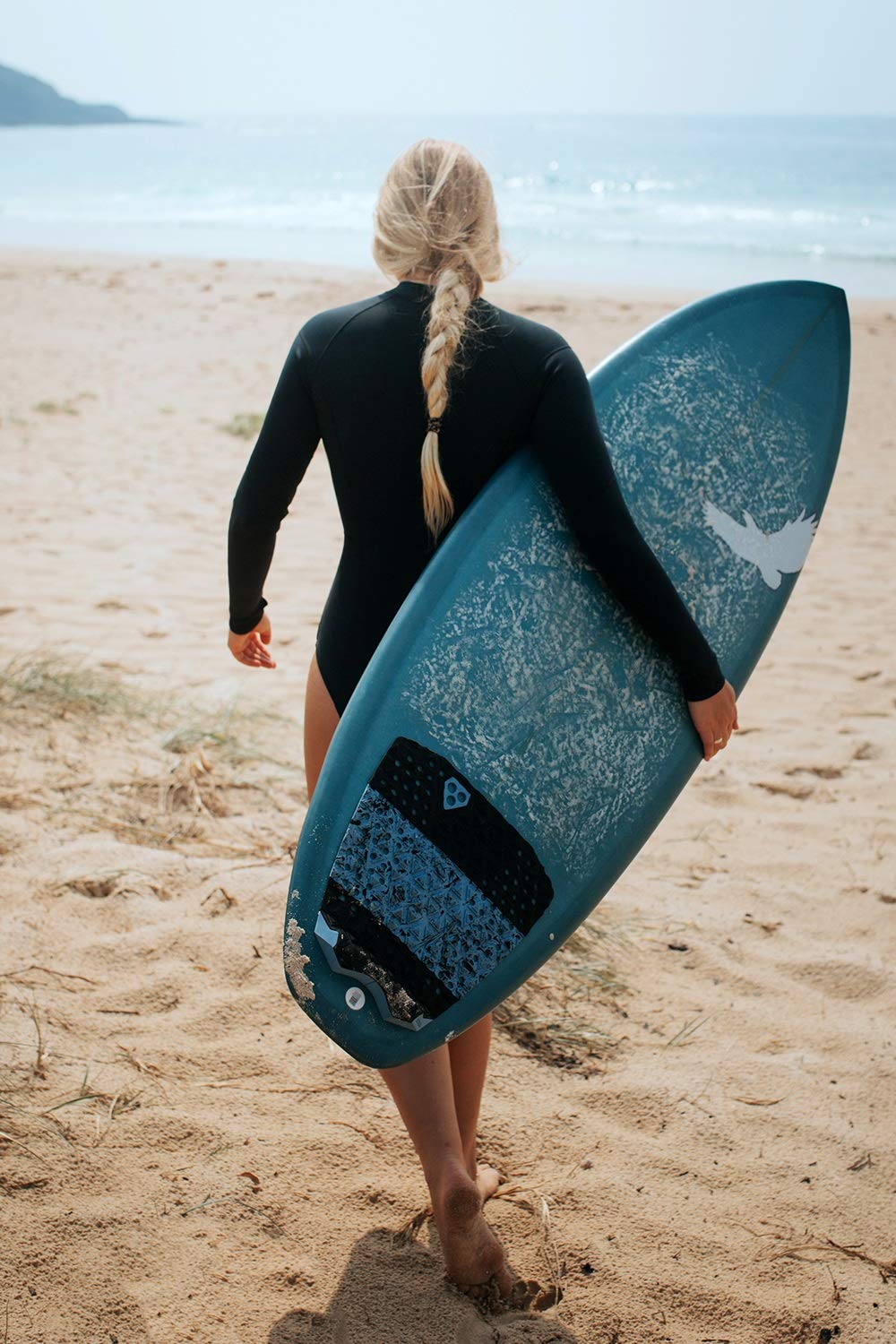 AXESEA Women's Shorty Wetsuit - Eco-Friendly Thermal One Piece with Front Zipper for Scuba Diving, Snorkeling & Water Sports | Long Sleeve Swimwear for Surfing, Kayaking & Beach Activities