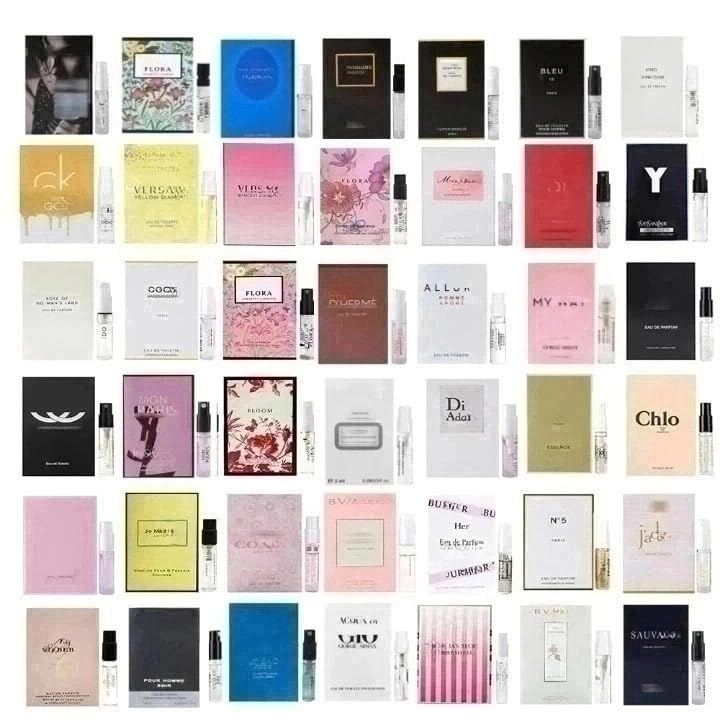 Luxury Designer Perfume Sample Set for Women - 12 Premium Fragrance Vials (Chanel, Dior, Gucci) - Perfect for Travel, Gifting & Discovering New Scents