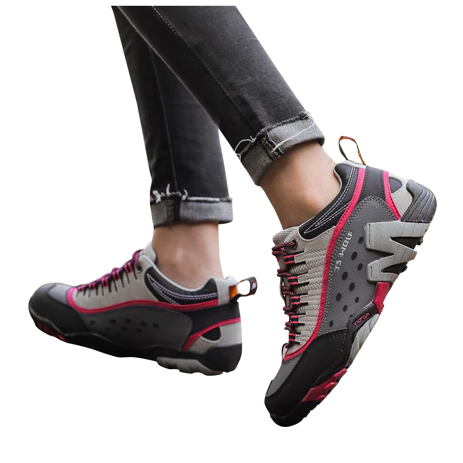 Women's Lightweight Hiking Shoes - Waterproof Low Top Trekking Sneakers for Outdoor Walking, Trail Running & Gym Workouts - Perfect for Hiking, Camping & Everyday Active Wear