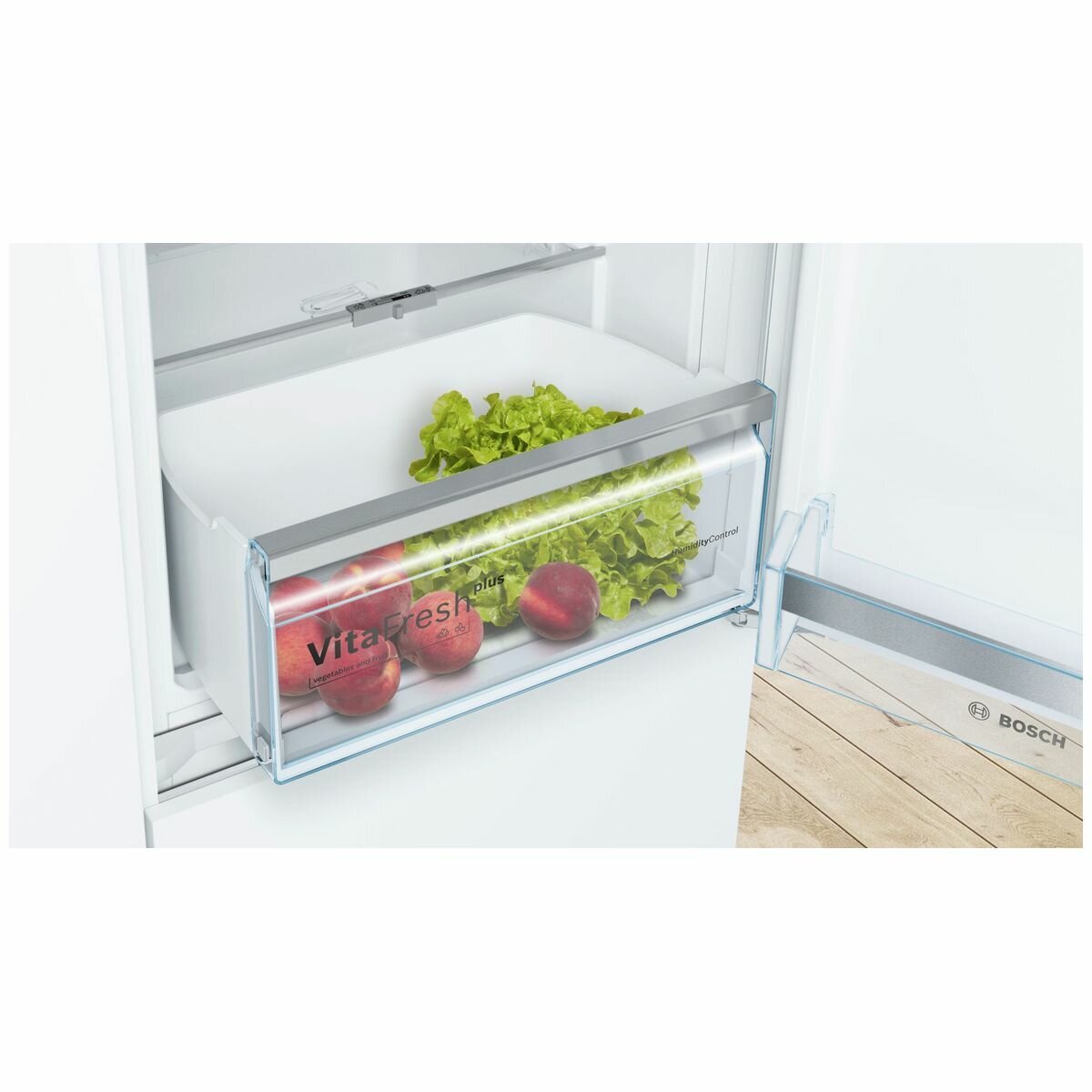 Bosch Series 6 254L Fully Integrated Bottom Mount Refrigerator KIN86AD30A - Energy Efficient French Door Fridge for Modern Kitchen & Open Plan Living Spaces
