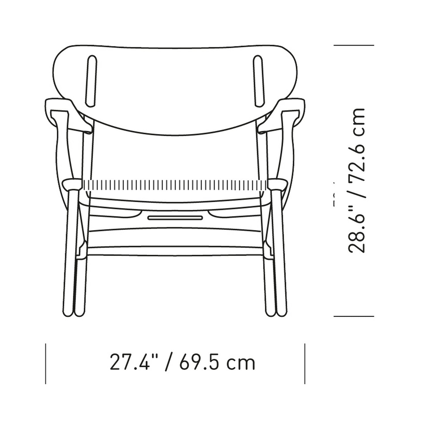 CH22 Lounge Chair - Modern Scandinavian Design, Comfortable & Stylish for Living Room, Office, or Reading Nook | Premium Wooden Frame & Upholstered Seat