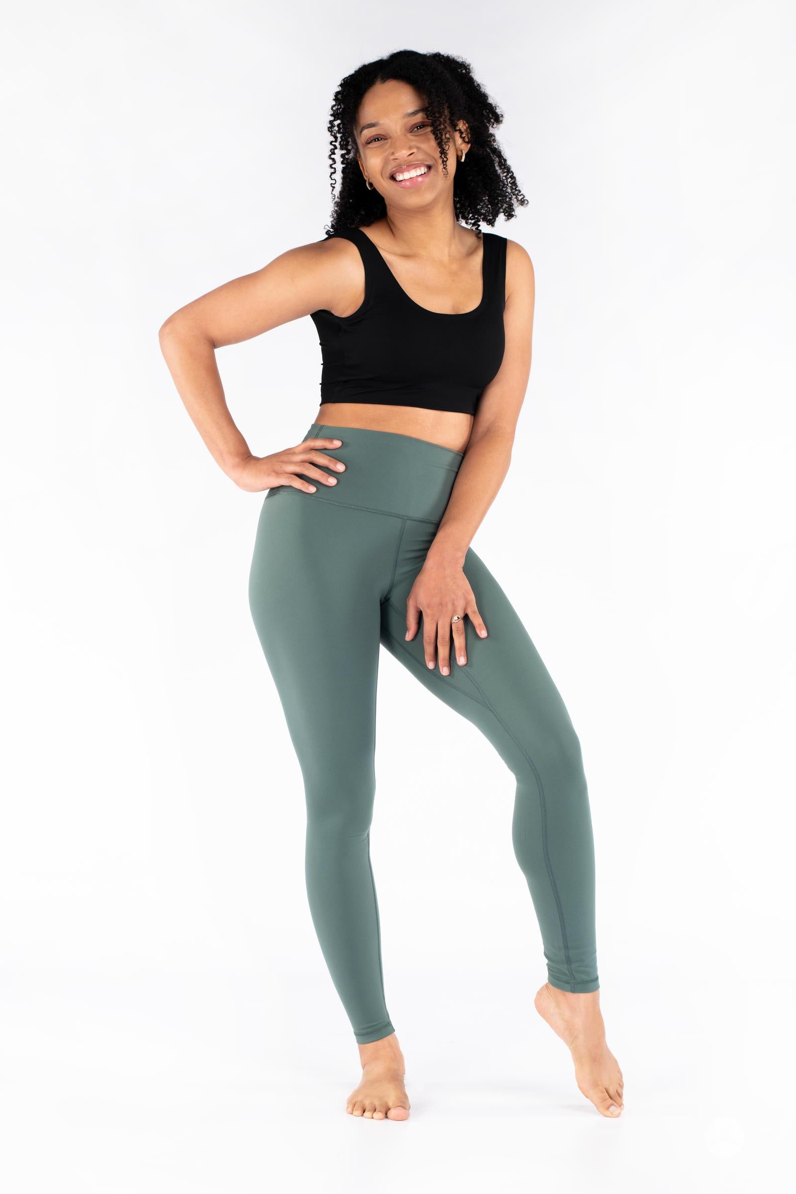 Free Motion Yoga Leggings for Women - High Waisted Stretchy Workout Pants - Perfect for Yoga, Gym & Running