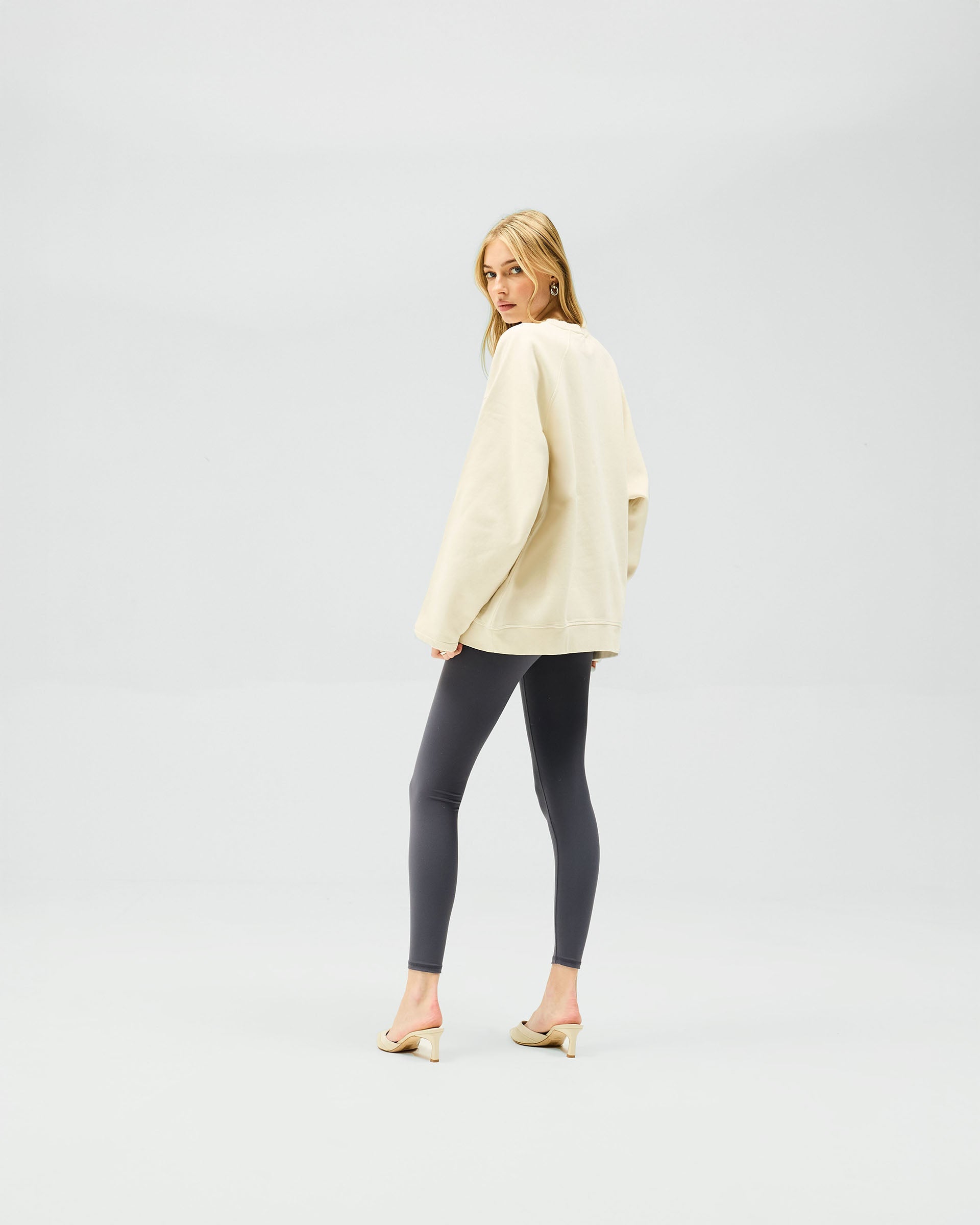 Owners Club Relaxed Sweater - Soft Oat Milk Color Cozy Pullover | Perfect for Casual Wear, Coffee Dates & Fall Layering