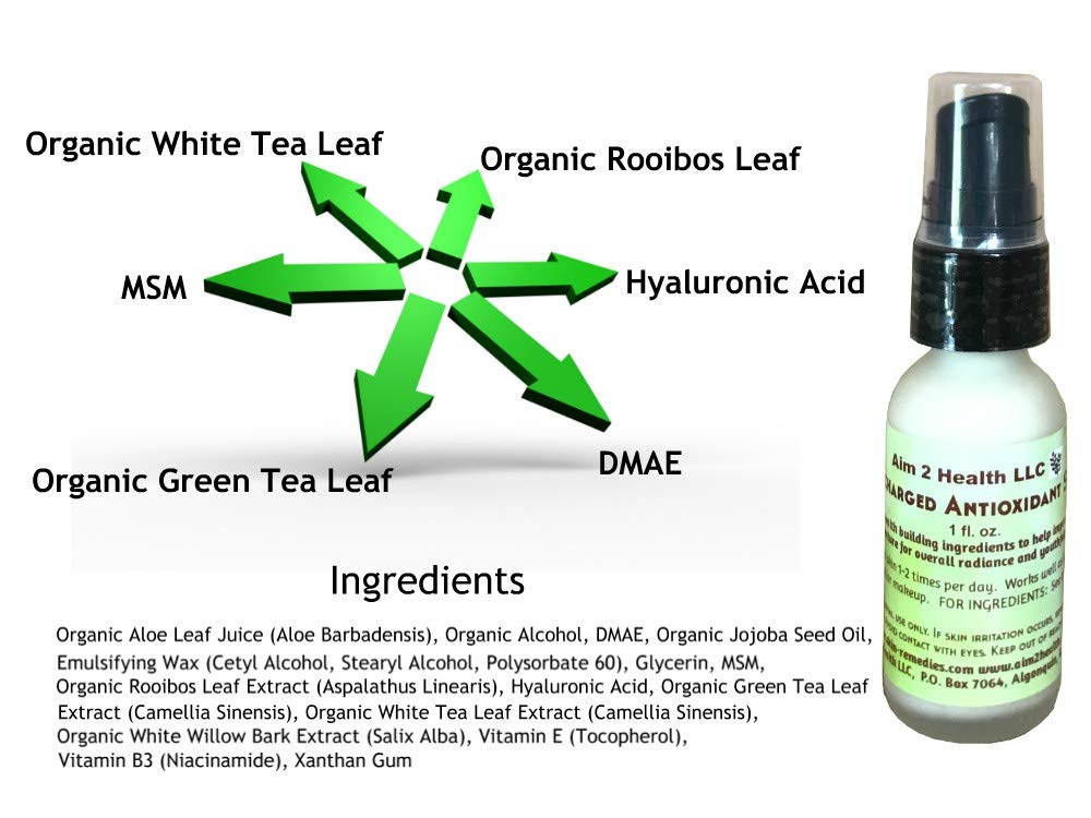 Best Anti-Aging Face Serum with Hyaluronic Acid & Organic Tea - Reduces Wrinkles, Boosts Collagen, Repairs Skin Texture - 1oz for Daily Skincare & Night Routine