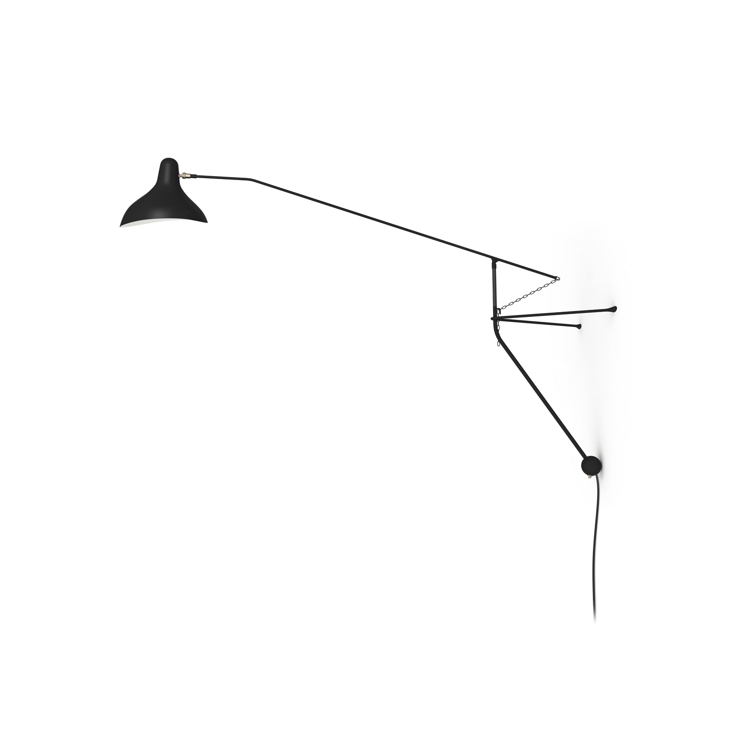 Stylish Mantis Arm Wall Lamp - Adjustable LED Reading Light for Bedroom, Living Room & Office - Modern Industrial Sconce with Flexible Gooseneck Design - Perfect for Nighttime Reading, Task Lighting & Home Decor