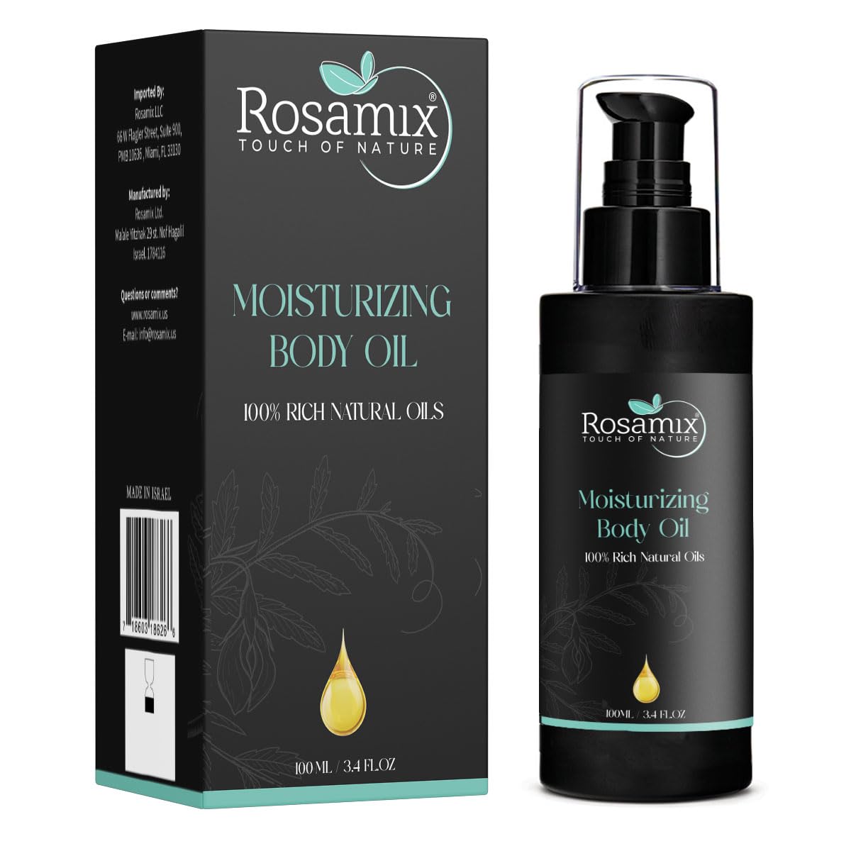 Best Moisturizing Body Oil for Dry Skin - Hydrating & Nourishing - Perfect for Massage, After Shower & Daily Skincare Routine