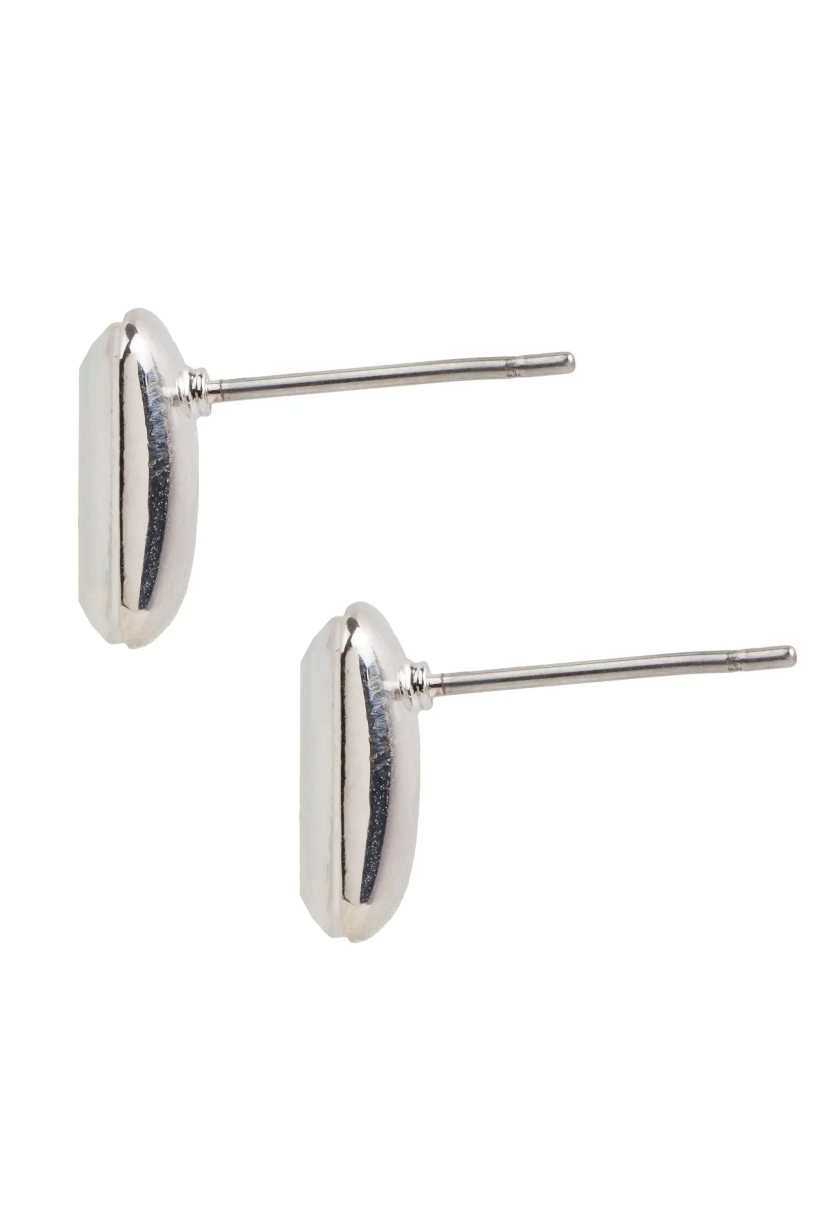 Prism Baguette Mini Stud Earrings for Women - Sparkling Cubic Zirconia Crystal Dangle Earrings - Perfect for Parties, Weddings & Everyday Wear