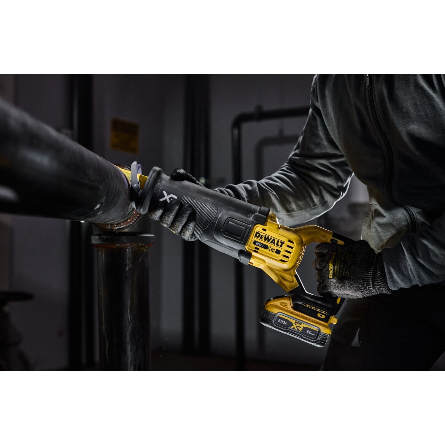 DEWALT DCS384B 20V MAX XR Brushless Cordless Reciprocating Saw (Tool Only) - Ideal for Construction, Demolition, and DIY Projects