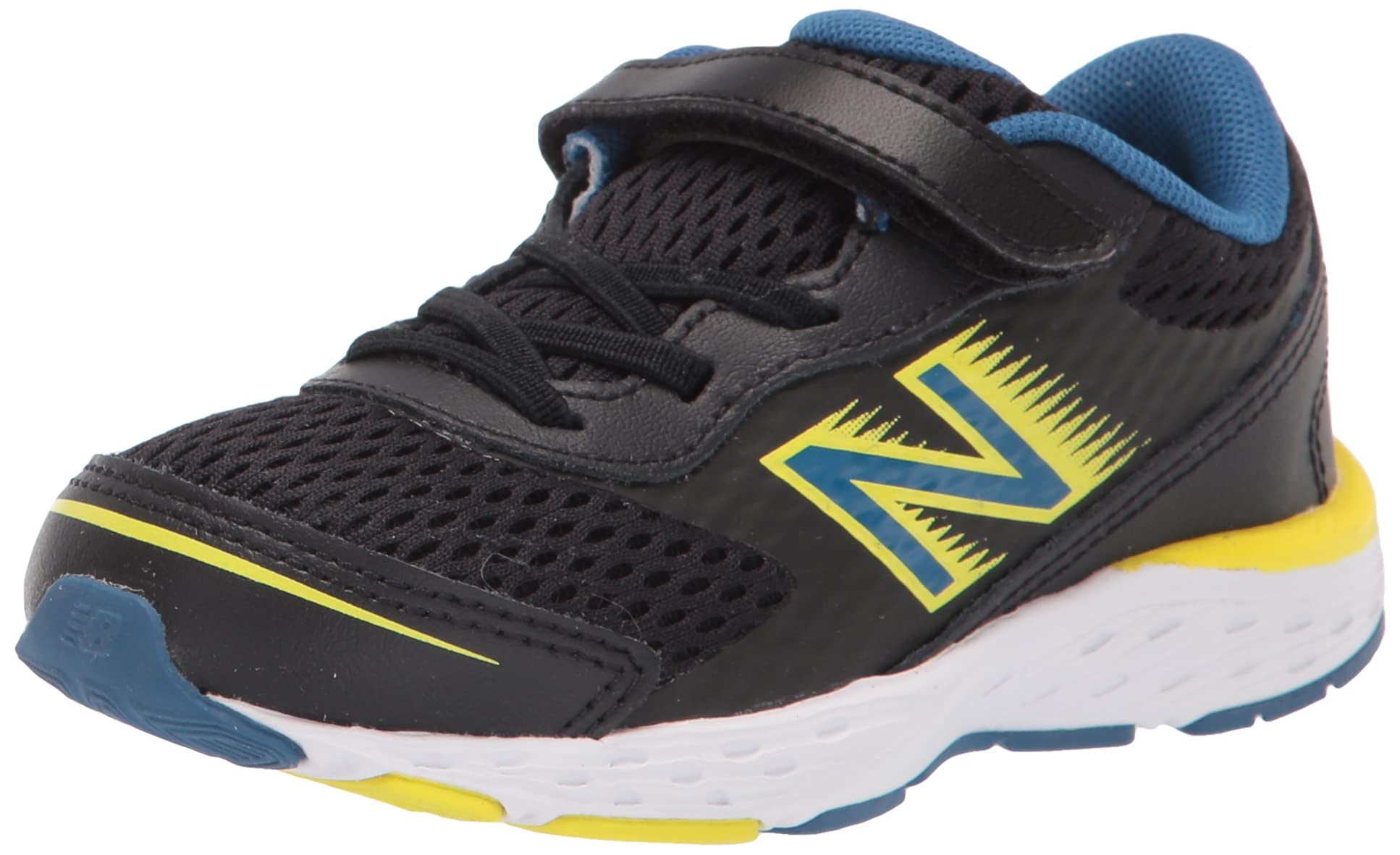 New Balance Kids' 680 V6 Hook and Loop Running Shoes - Lightweight & Comfortable Sneakers for Boys & Girls - Perfect for School, Play & Daily Activities